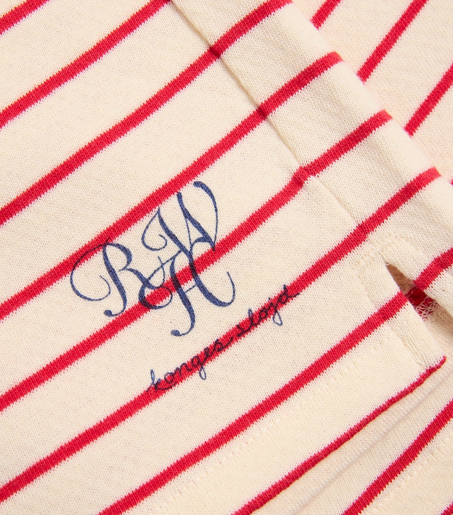 x RHW Organic Cotton Stripe Shorts (5-8 Years) PORTA TRIPE Image 3