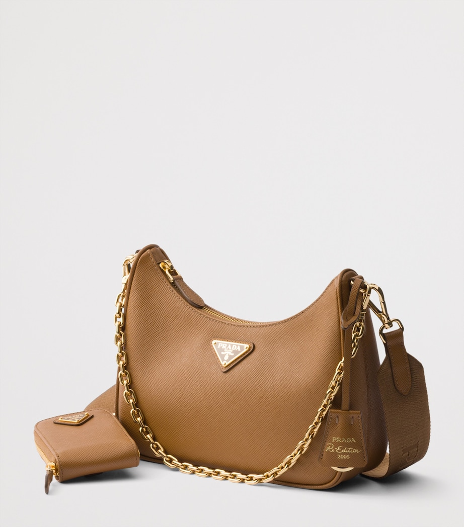 Saffiano Leather Re-Edition 2005 Shoulder Bag F03CW Image 2