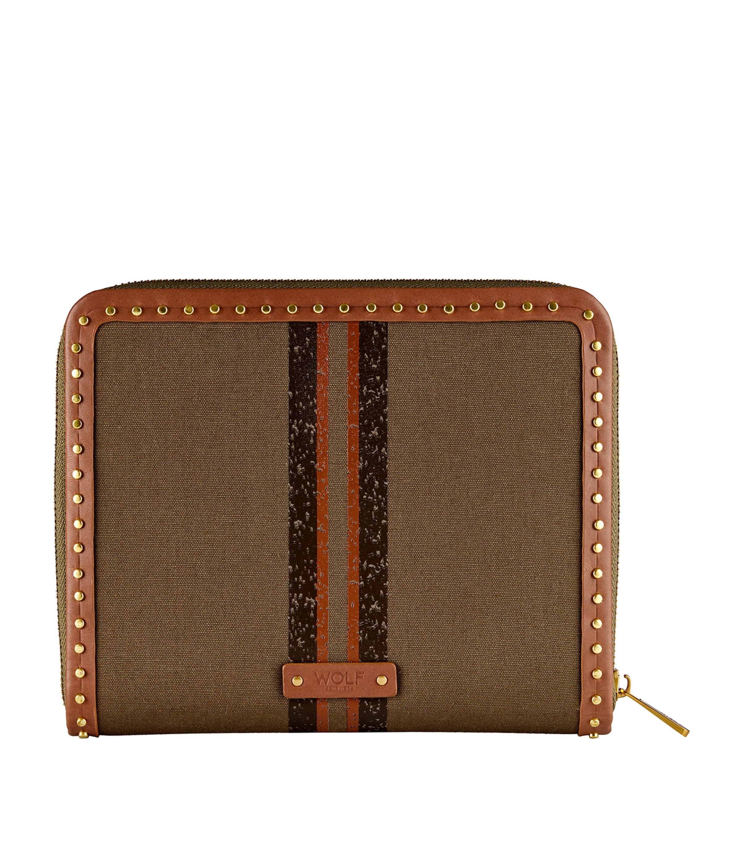 Wolf Ida Travel Zip Jewellery Portfolio Case In Multi