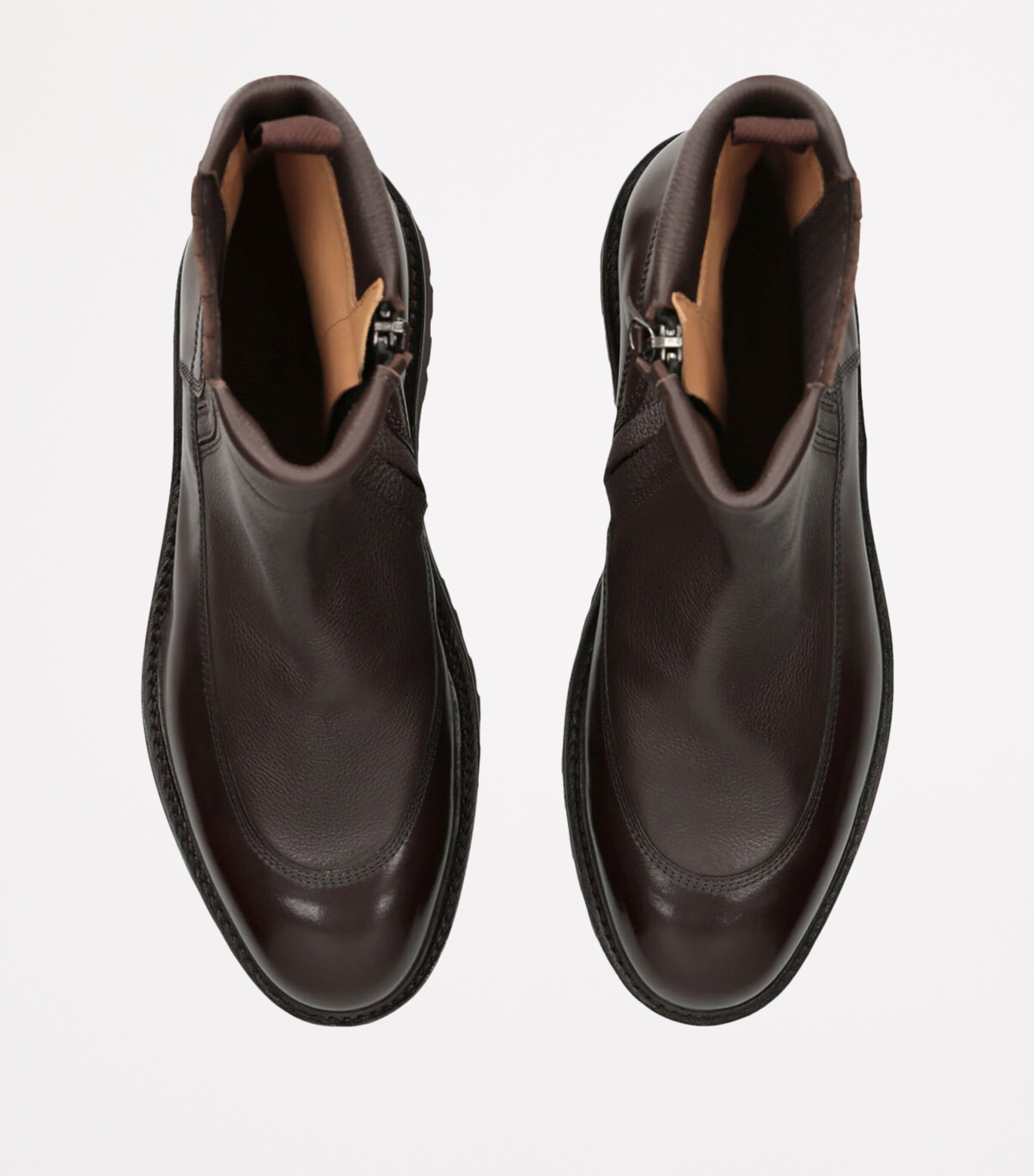 John Lobb Leather Ridge Ankle Boots Dark Brown Image 4