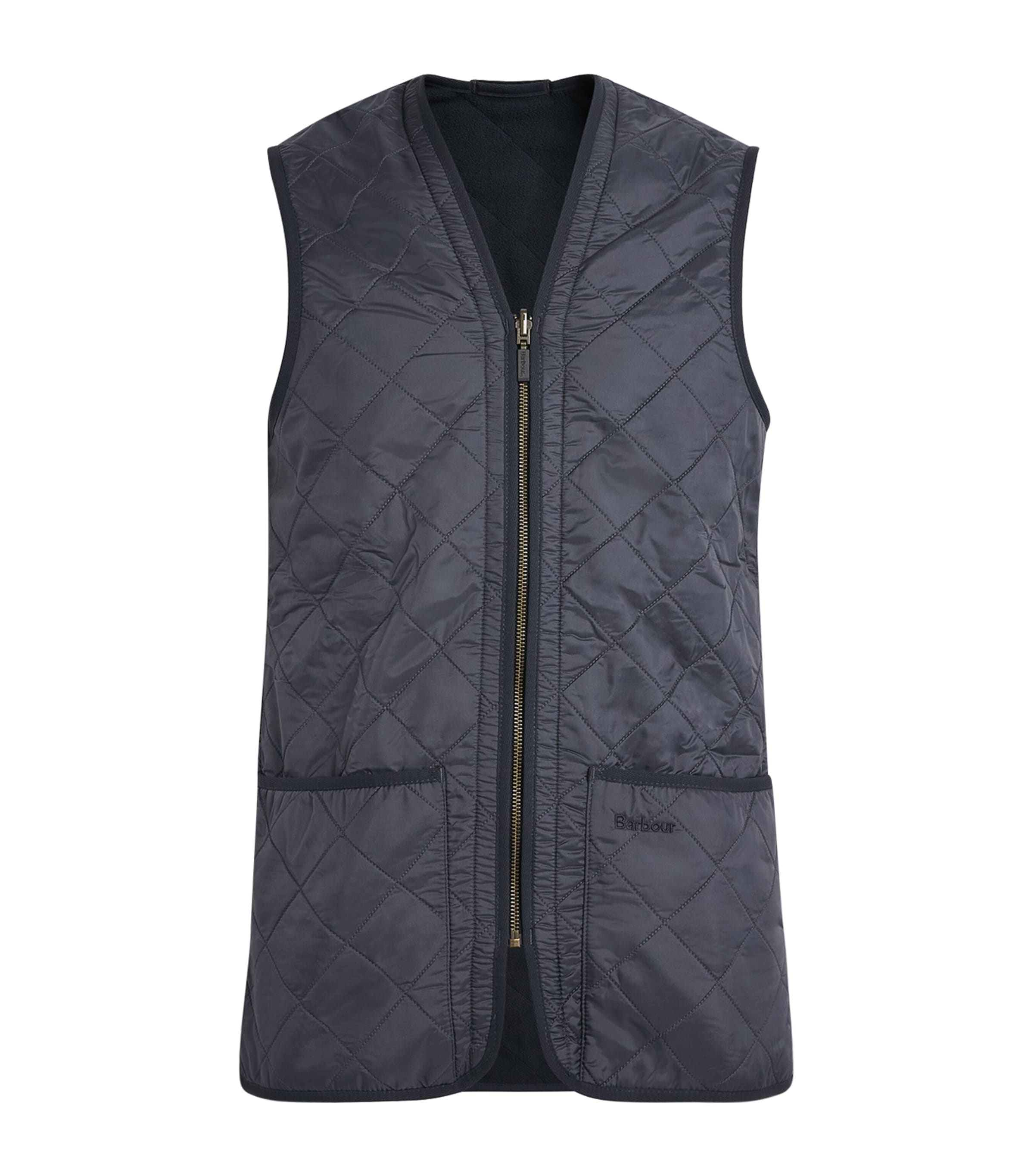 Barbour Mens Polarquilt Zip-In Gilet Liner Navy Image 1