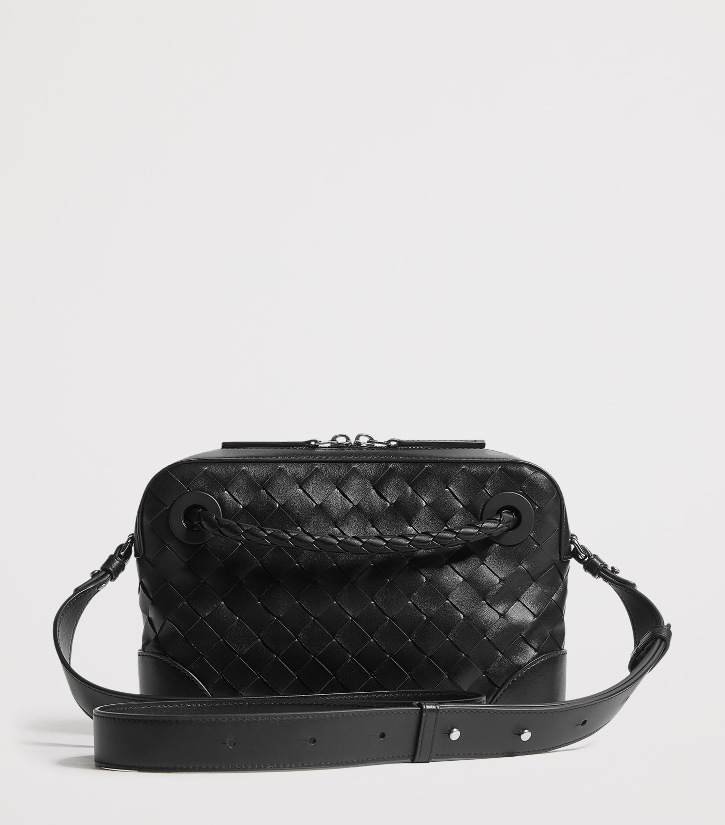 Bottega Veneta Leather Andiamo Messenger Bag Image 2