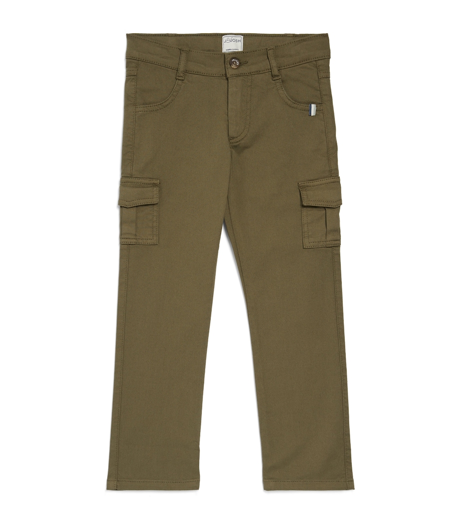 Canvas Cargo Trousers (2-14 Years) KHAKI Image 1