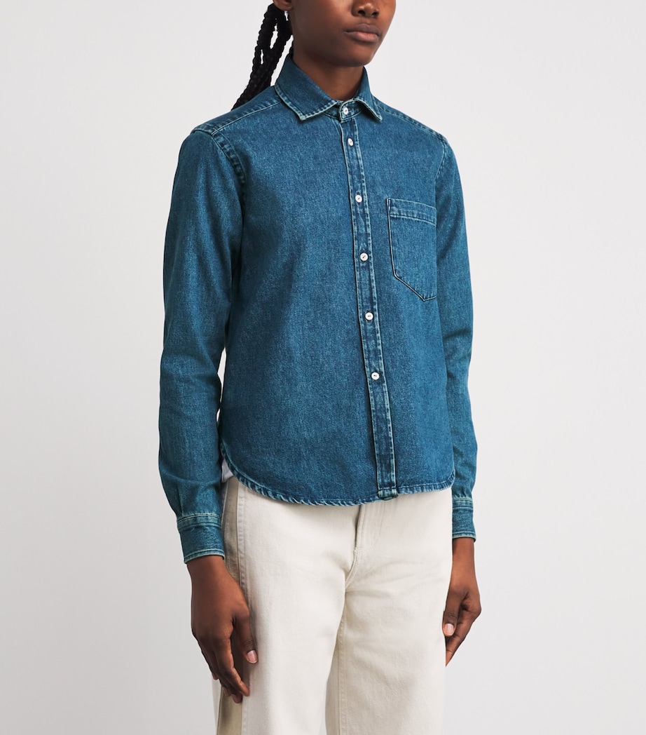 Denim Classic Shirt BLUE Image 3