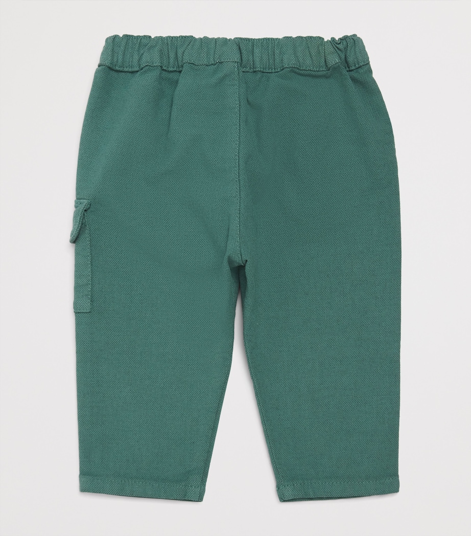 Tartine et Chocolat Cotton Cargo Trousers (3 Months-4 Years) Image 2