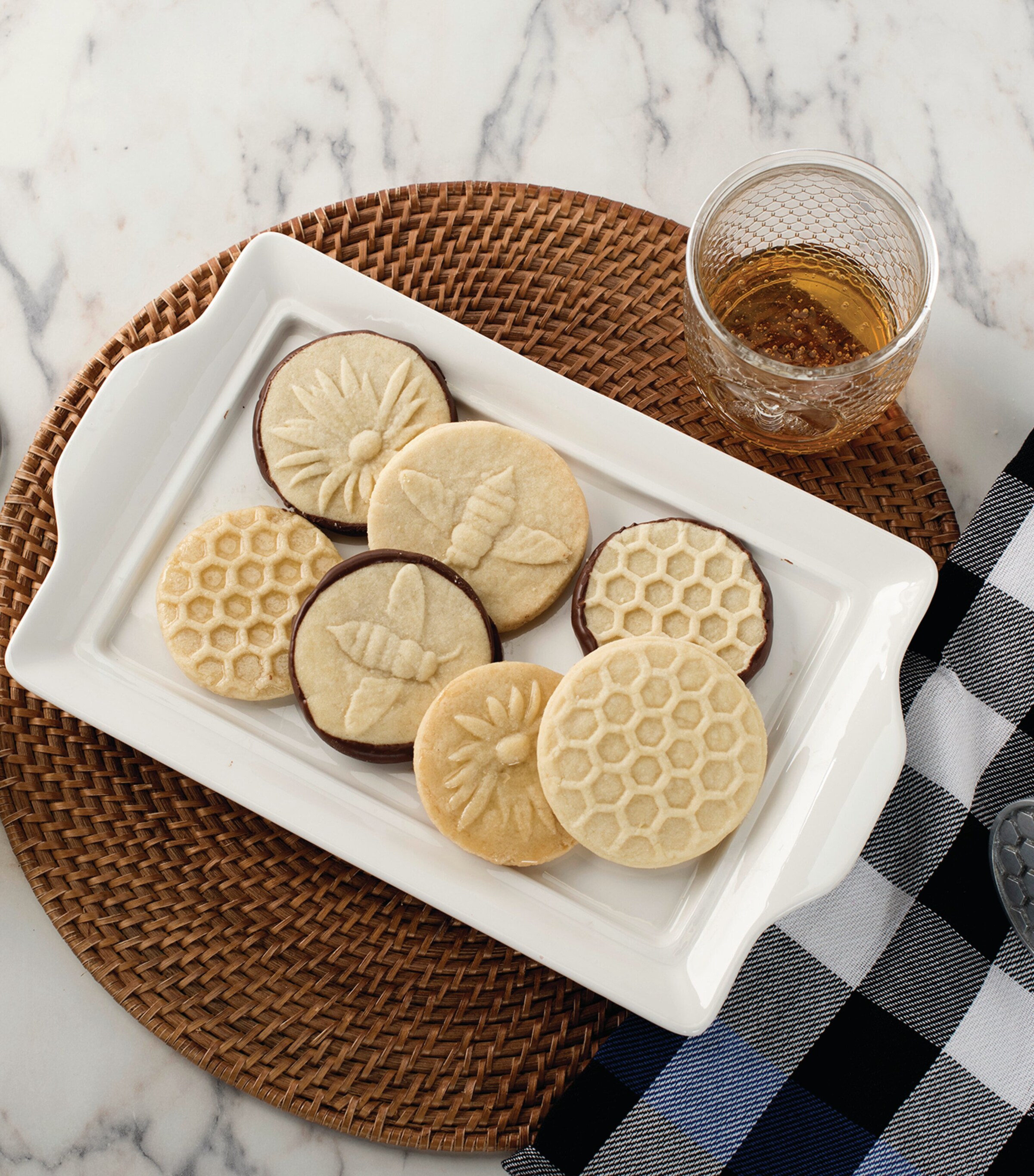 Honey Bee Cast Cookie Stamps (Set Of 3) SILVER Image 2