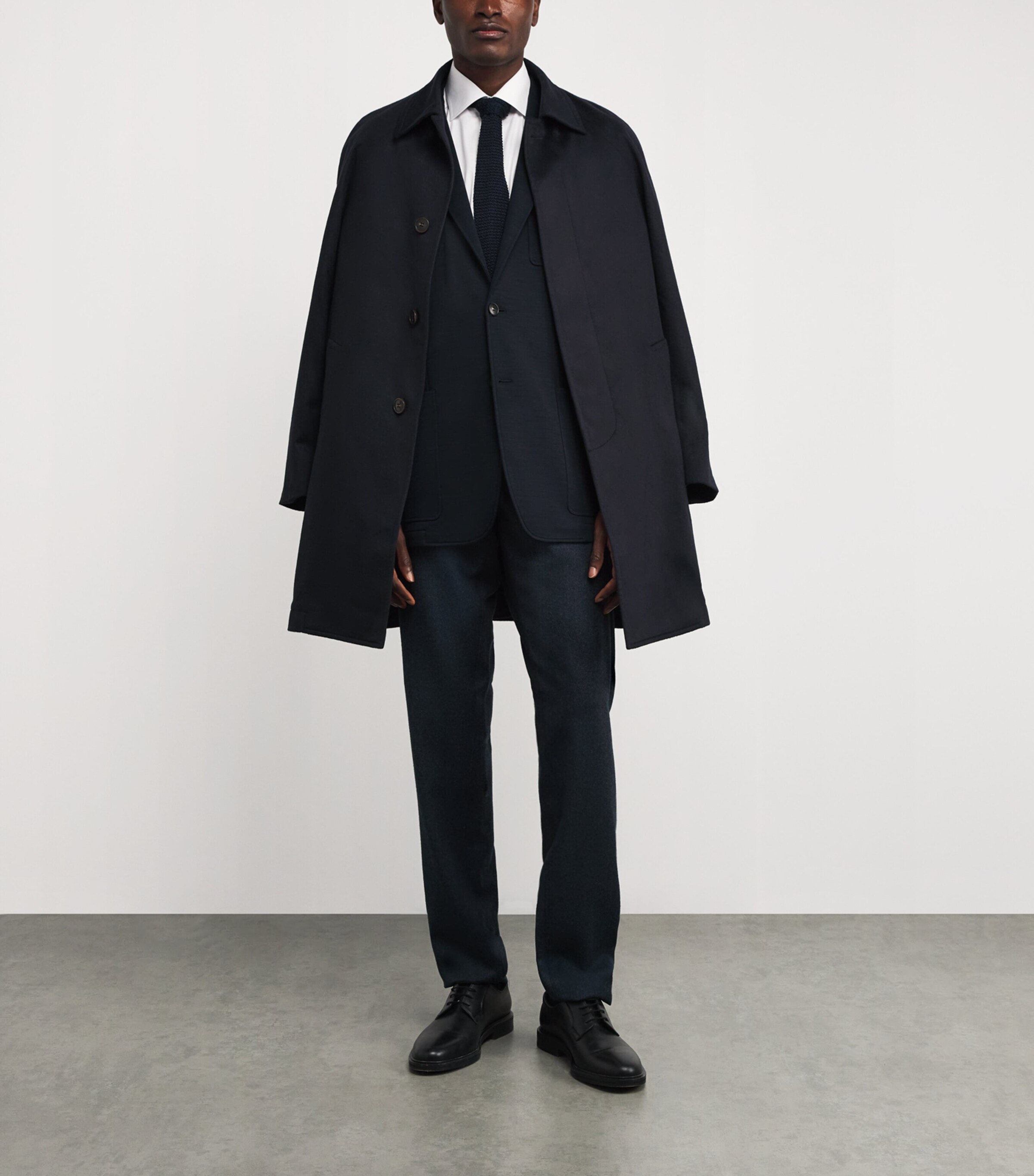 Canali Mens Wool-Cashmere Blazer Image 2