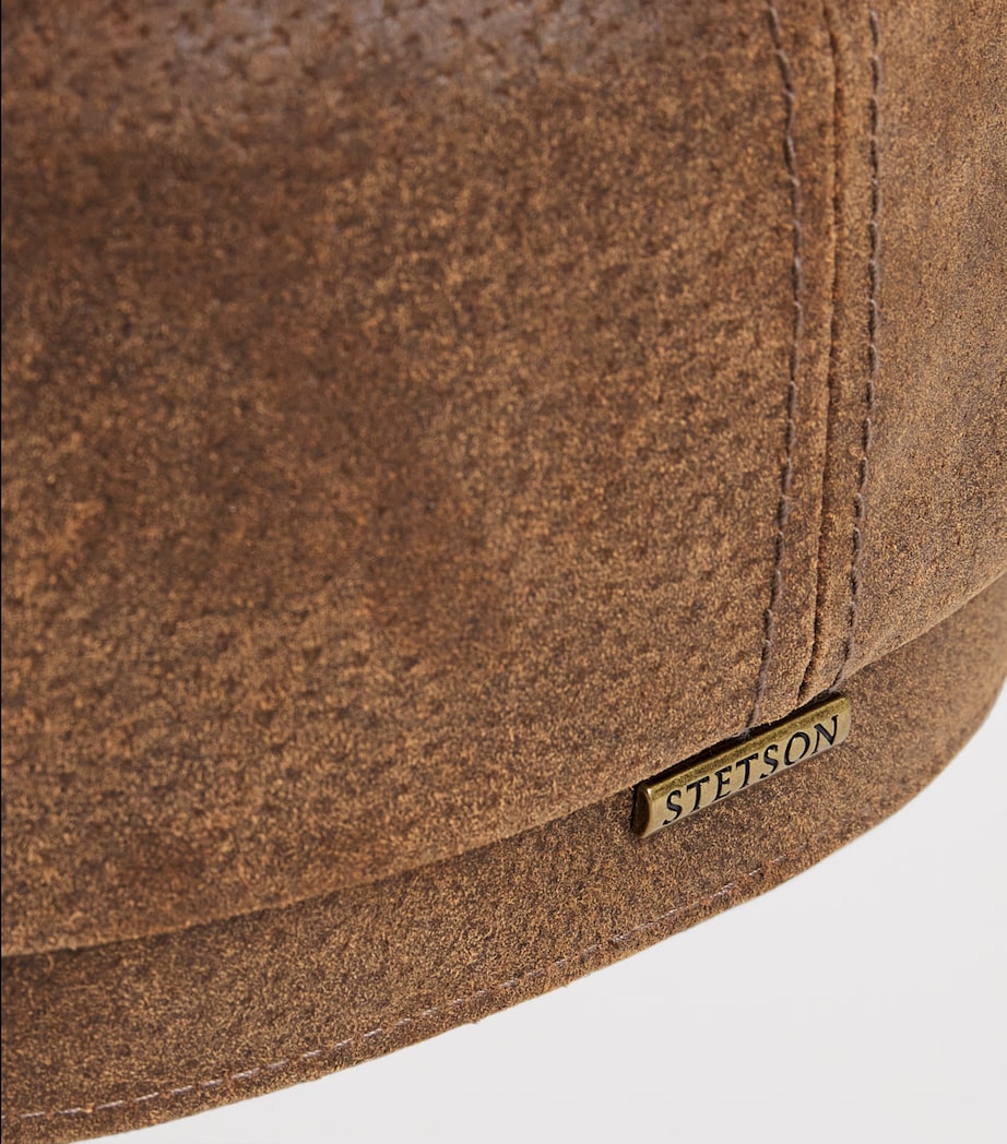 Pigskin Hatteras Flap Cap 6 - BROWN Image 4