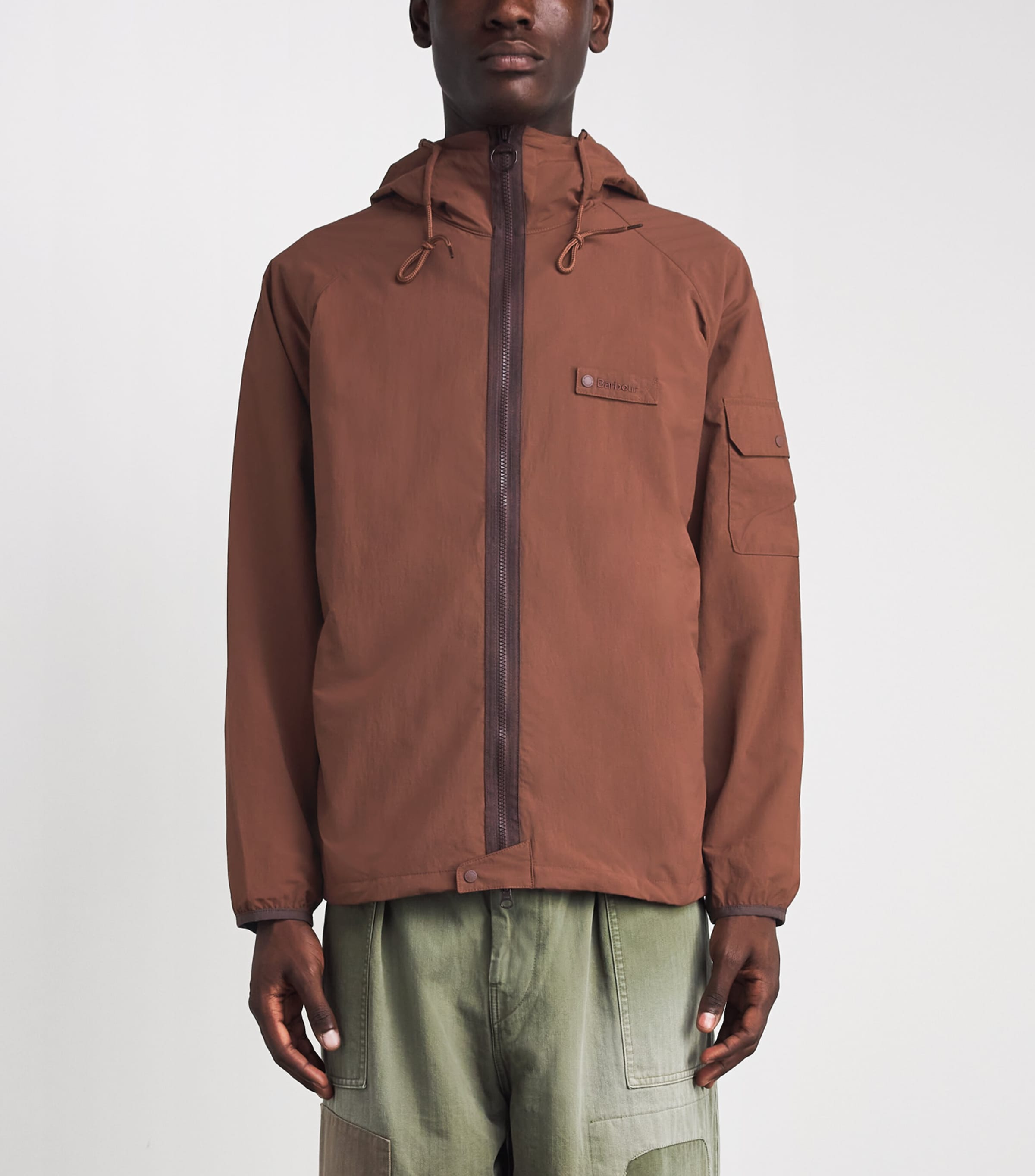 Barbour Mens Showerproof Re-Engineered Flyweight Jacket Pepper Image 4