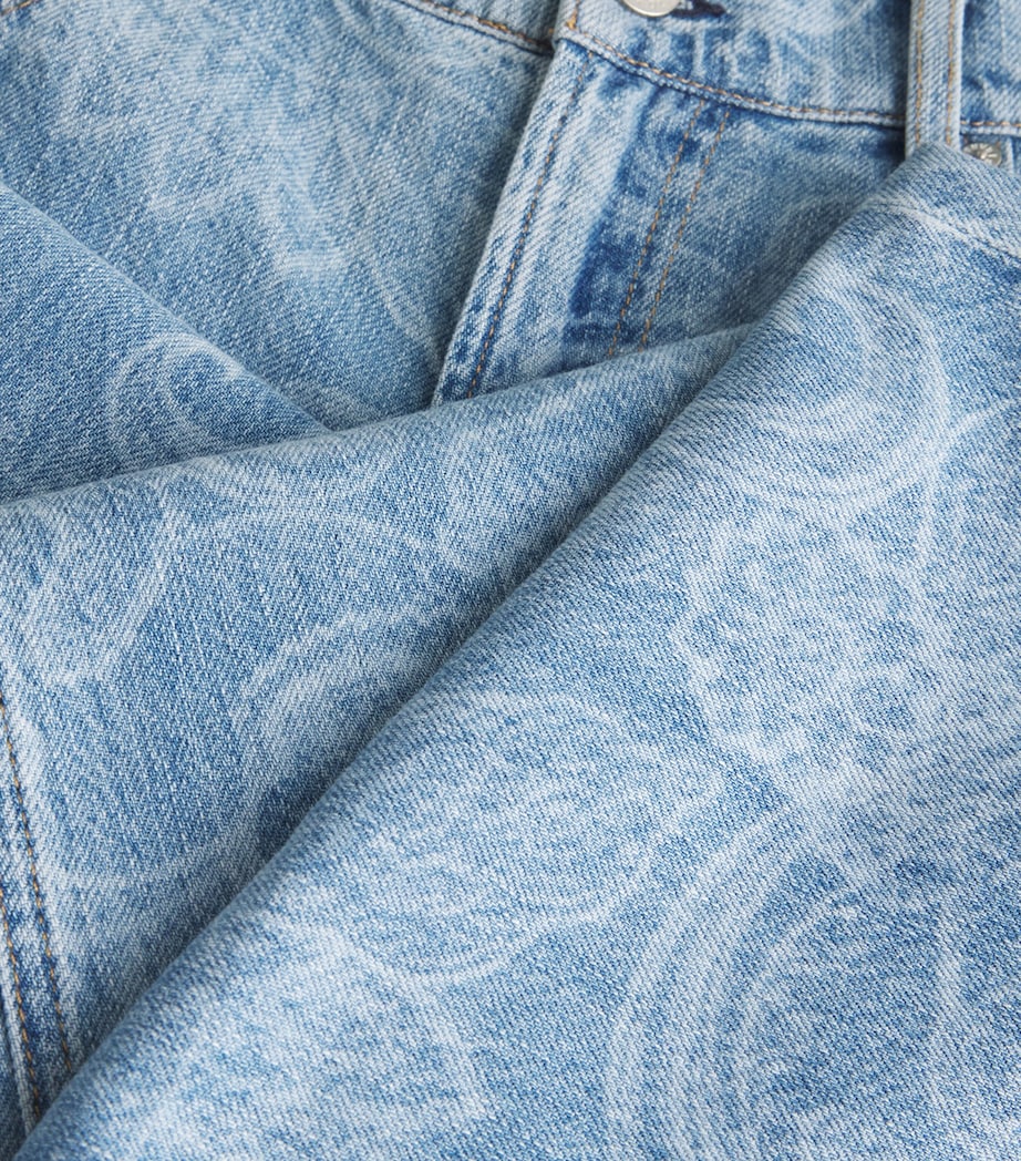 Paisley Amazing Relaxed Jeans O496 - LASER PAISLEY Image 5