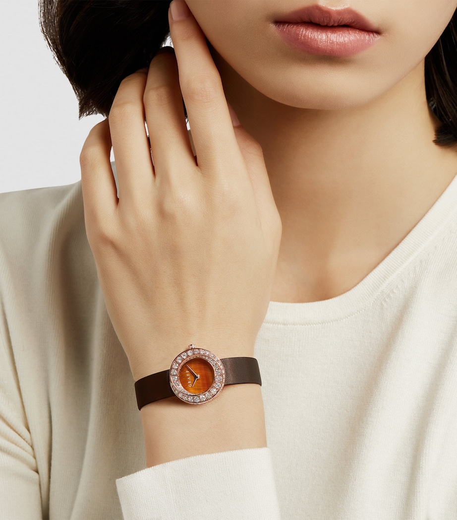 Rose Gold and Diamond Spiral Watch 23mm ROSE GOLD Image 3