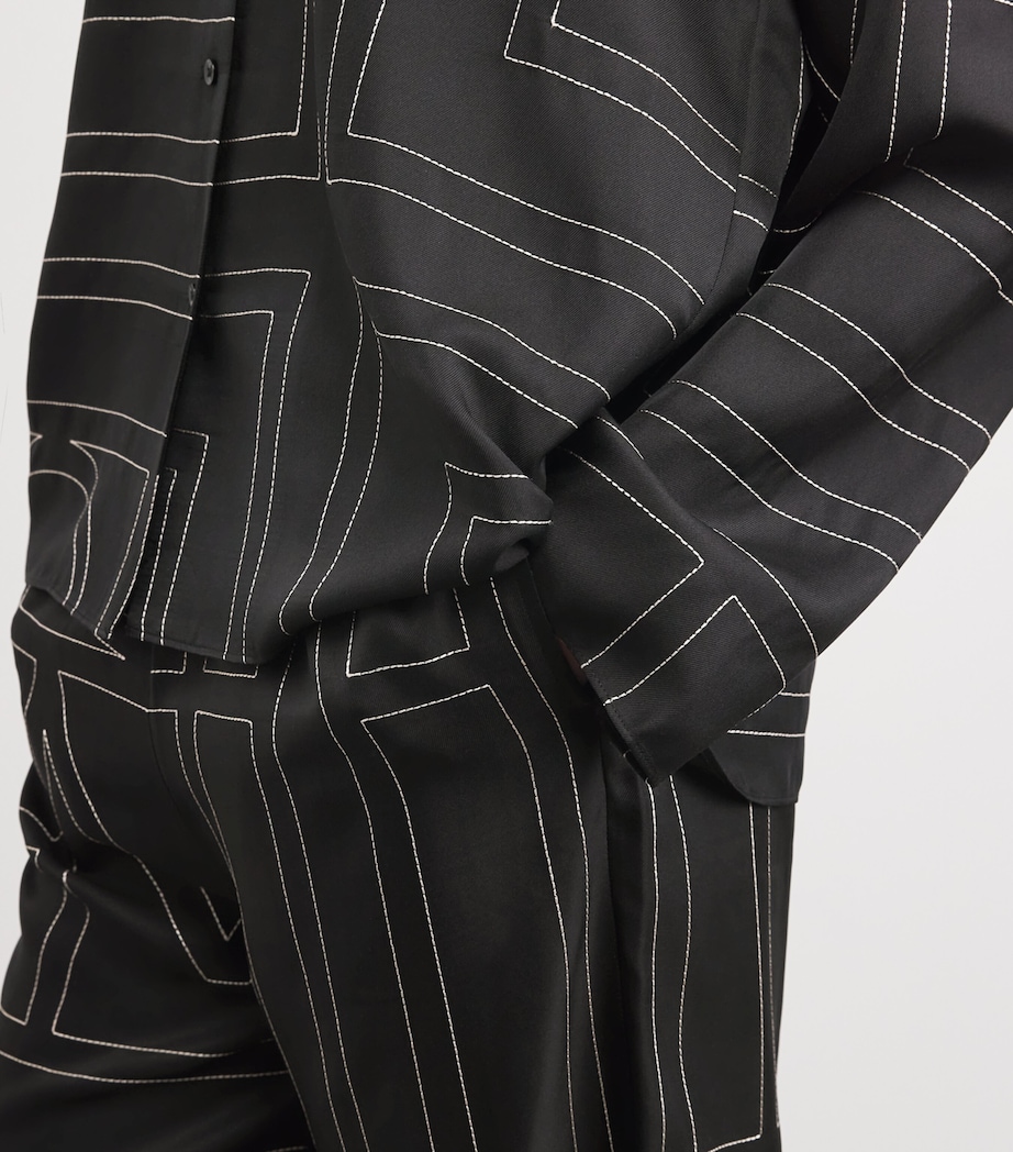 Silk Monogram Trousers BLACK MONOGRAM 925 Image 5
