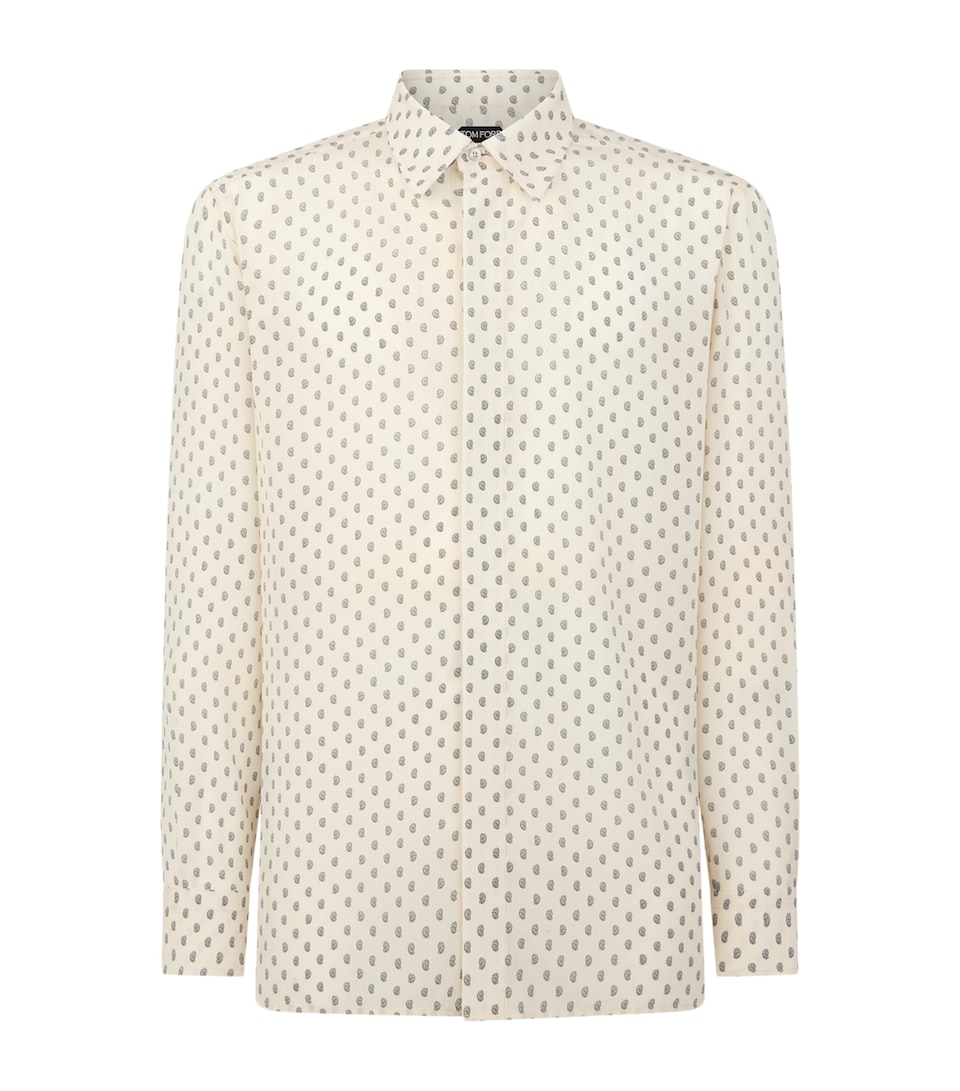 Silk Micro-Pattern Shirt
