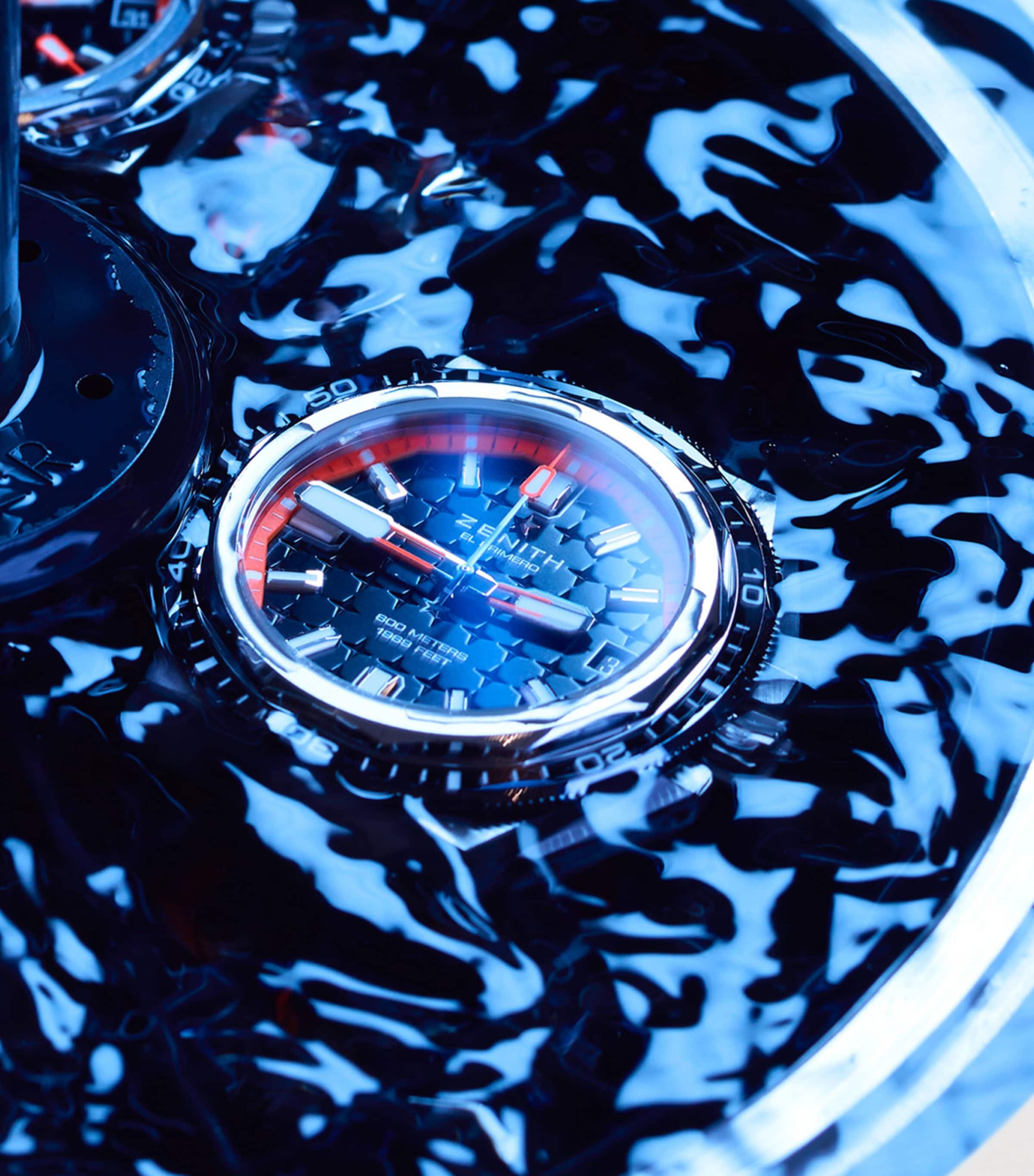 Stainless Steel Defy Extreme Diver Watch 42.5mm BLUE Image 2