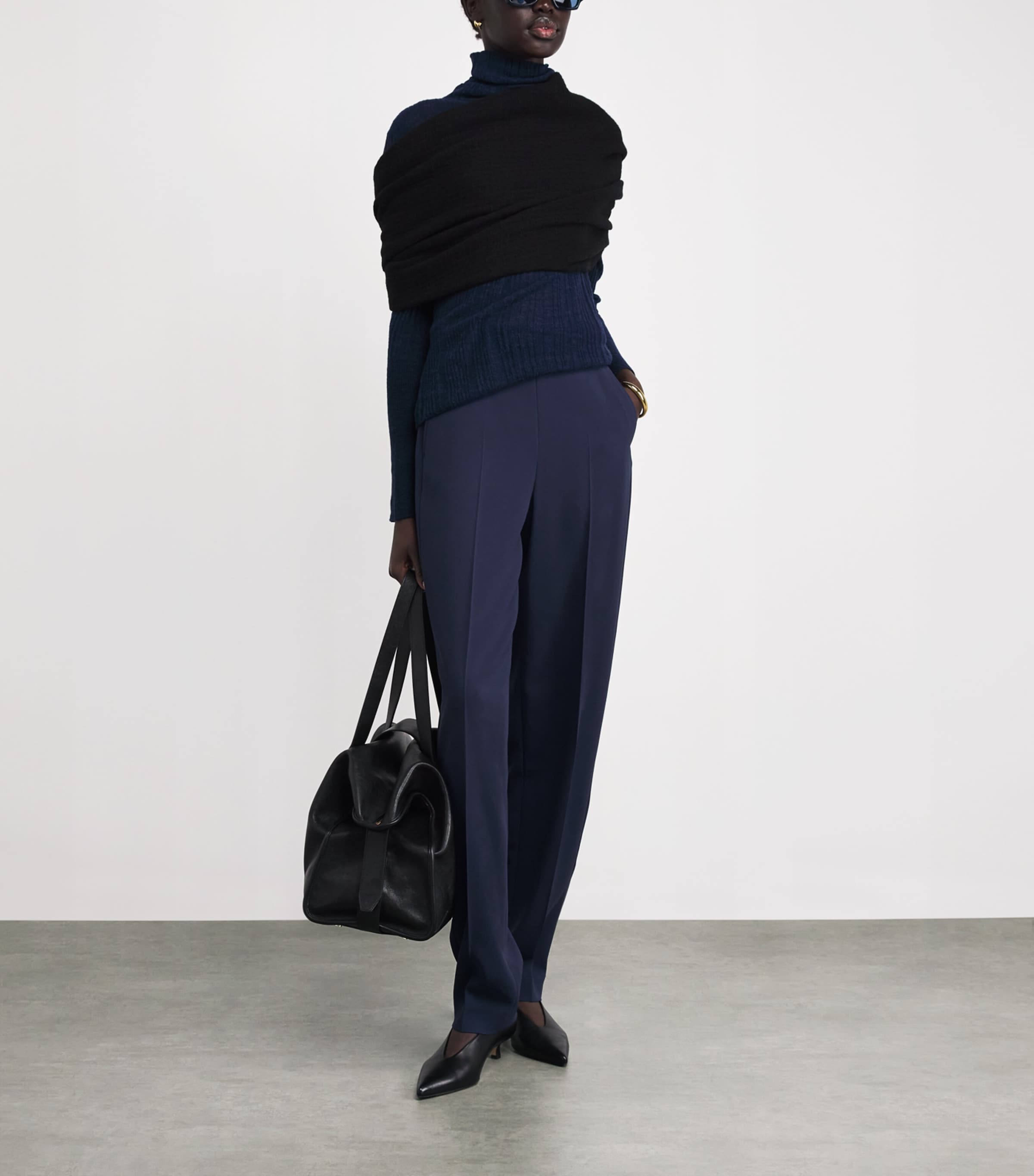 Cady Pat Comfort Trousers INDIGO Image 2