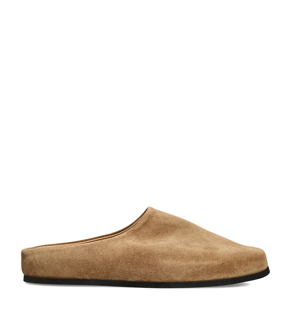Dear Frances Suede Vico Clogs Camel