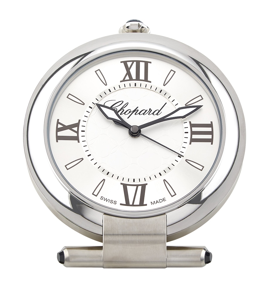 Stainless Steel Imperiale Alarm Clock 12cm SILVER Image 1