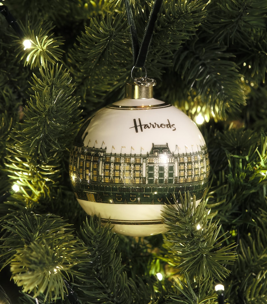 Harrods Knightsbridge Building Bauble Harrods Green Image 3