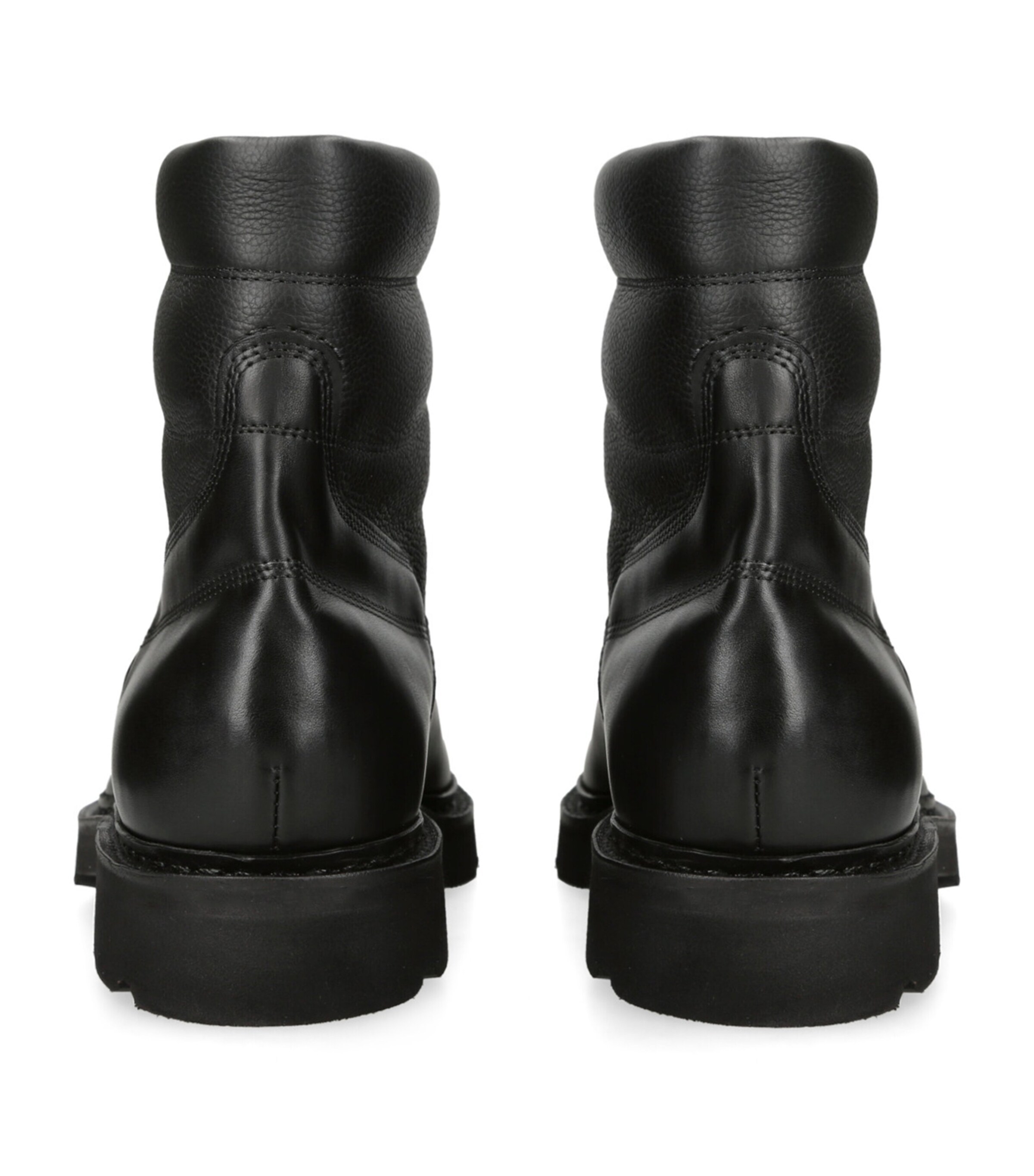 Leather Weekend Boots BLACK Image 2