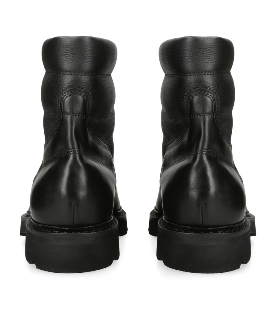 Leather Weekend Boots BLACK Image 2