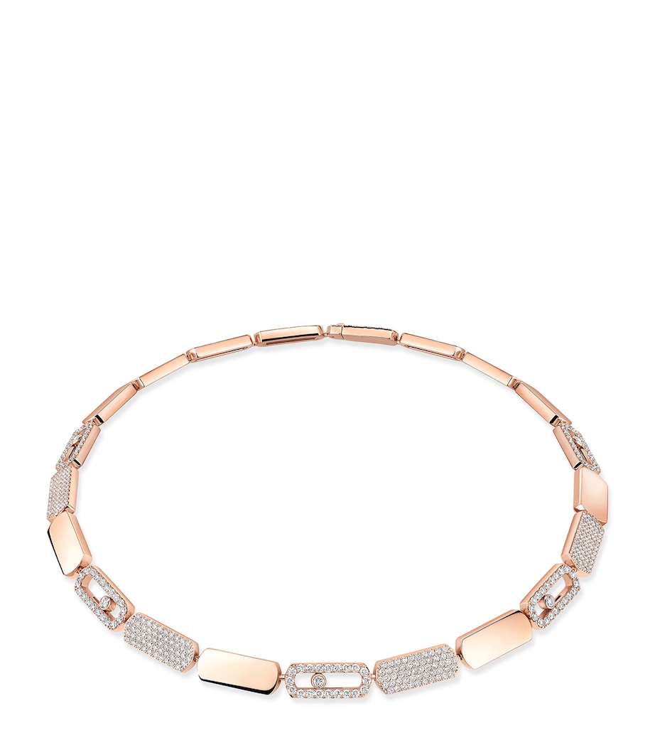 Messika Imperial Move Pink Gold and Diamond Necklace (6.40ct) Pink Gold Image 1