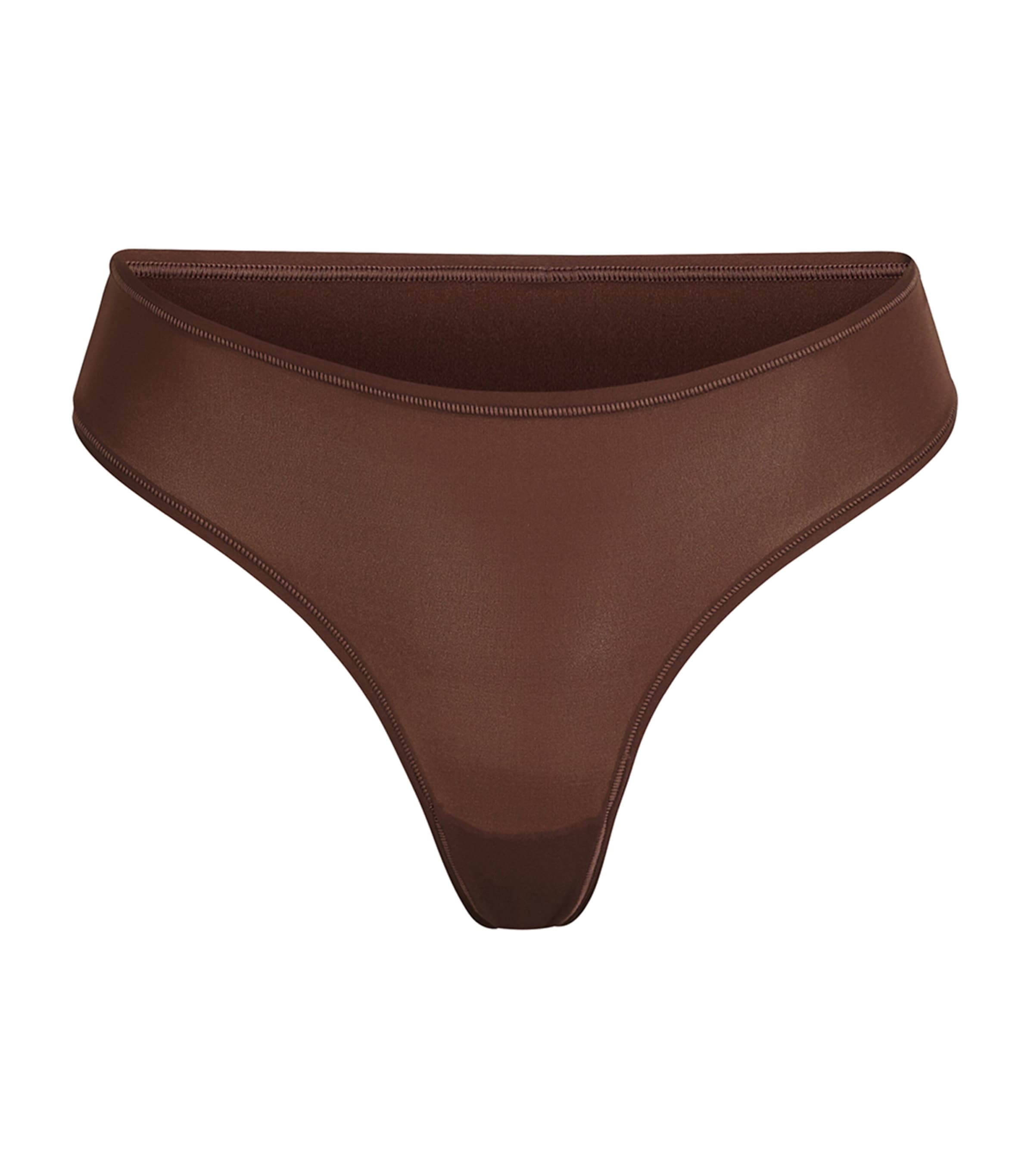 Fits Everybody Cheeky Thong COCOA Image 1