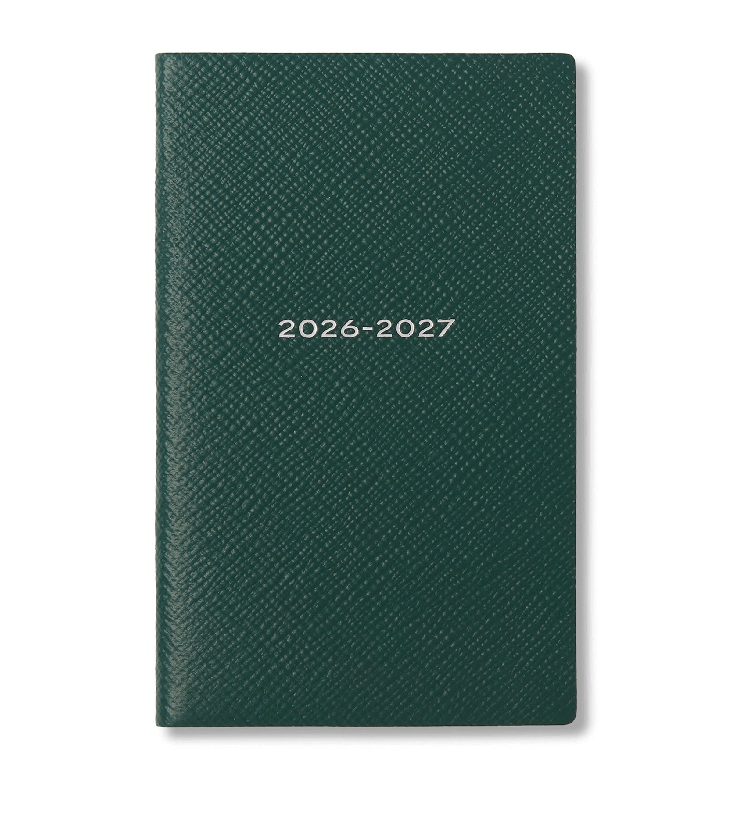 Smythson Leather Panama 2026/27 Diary F Green Image 1