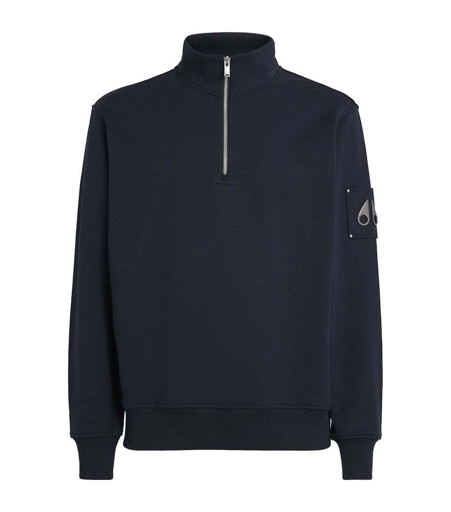 Cotton Hartsfield Quarter-Zip Sweatshirt NAVY - 833 Image 1