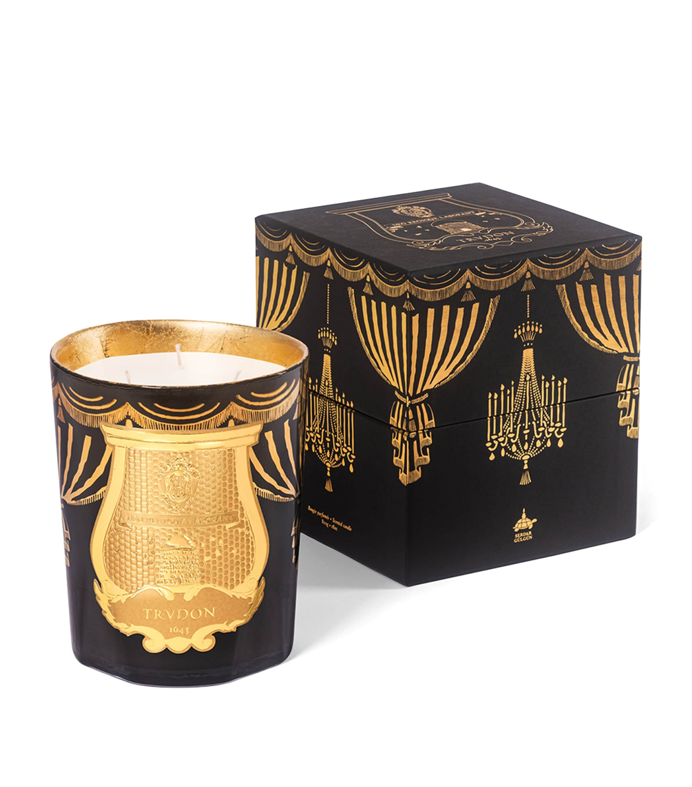 Trudon Fir Candle In Black