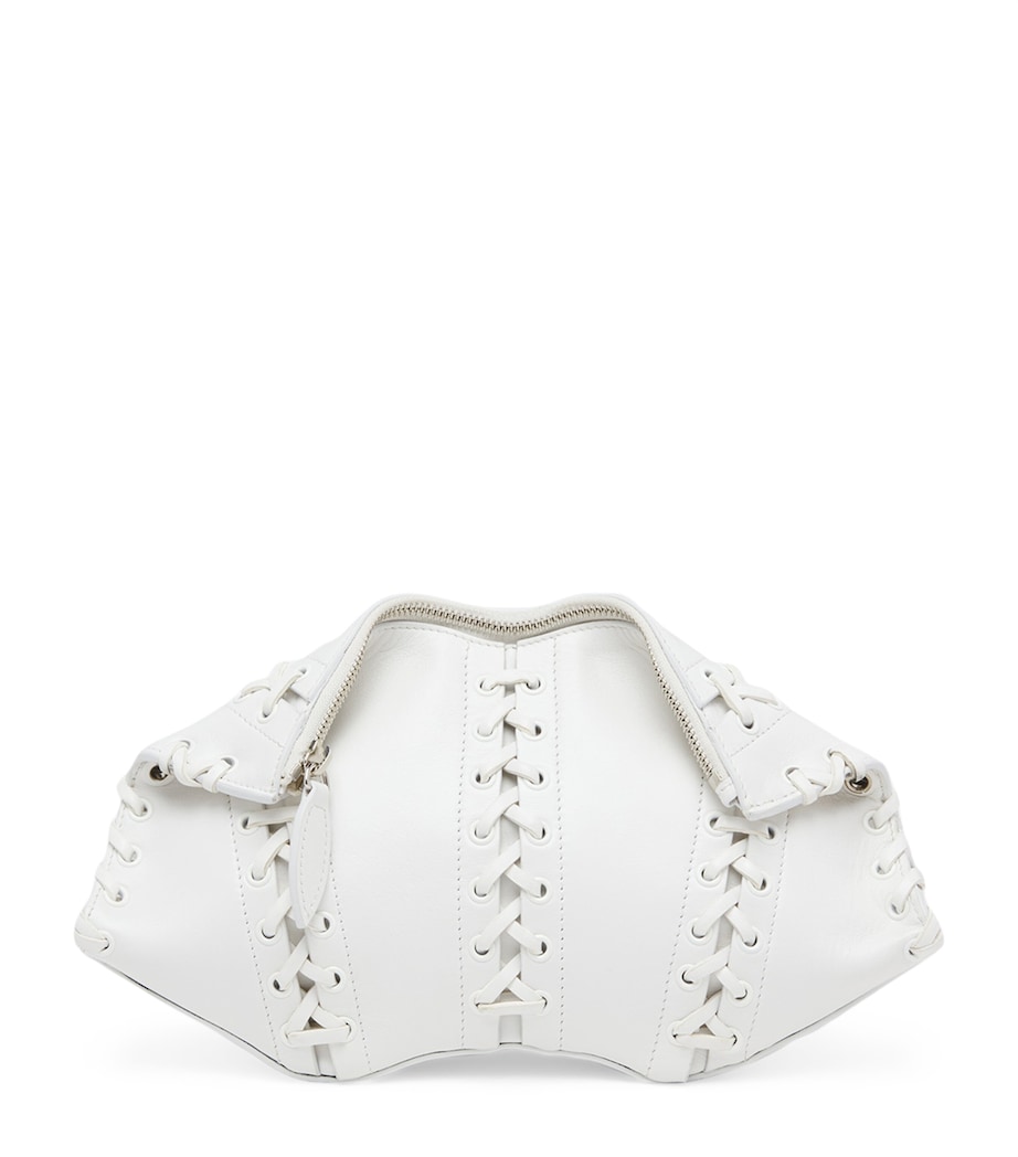 McQueen Leather Manta Clutch Bag Image 1