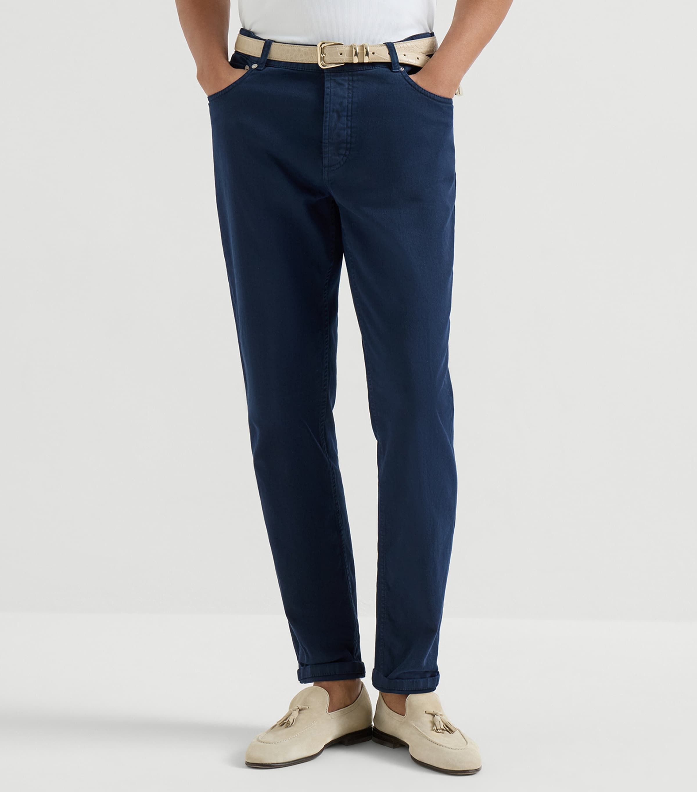 Brunello Cucinelli Mens Comfort Straight Jeans Image 3