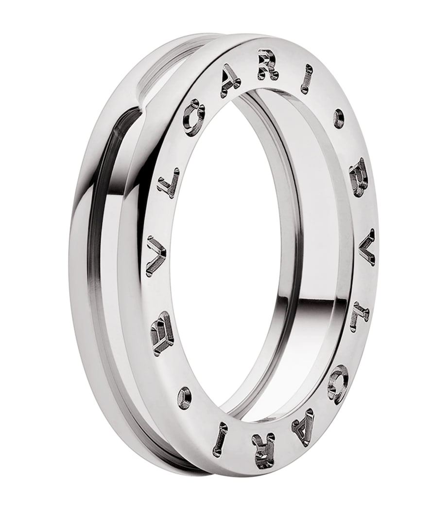 White Gold B.zero1 One-Band Ring WHITE GOLD Image 1