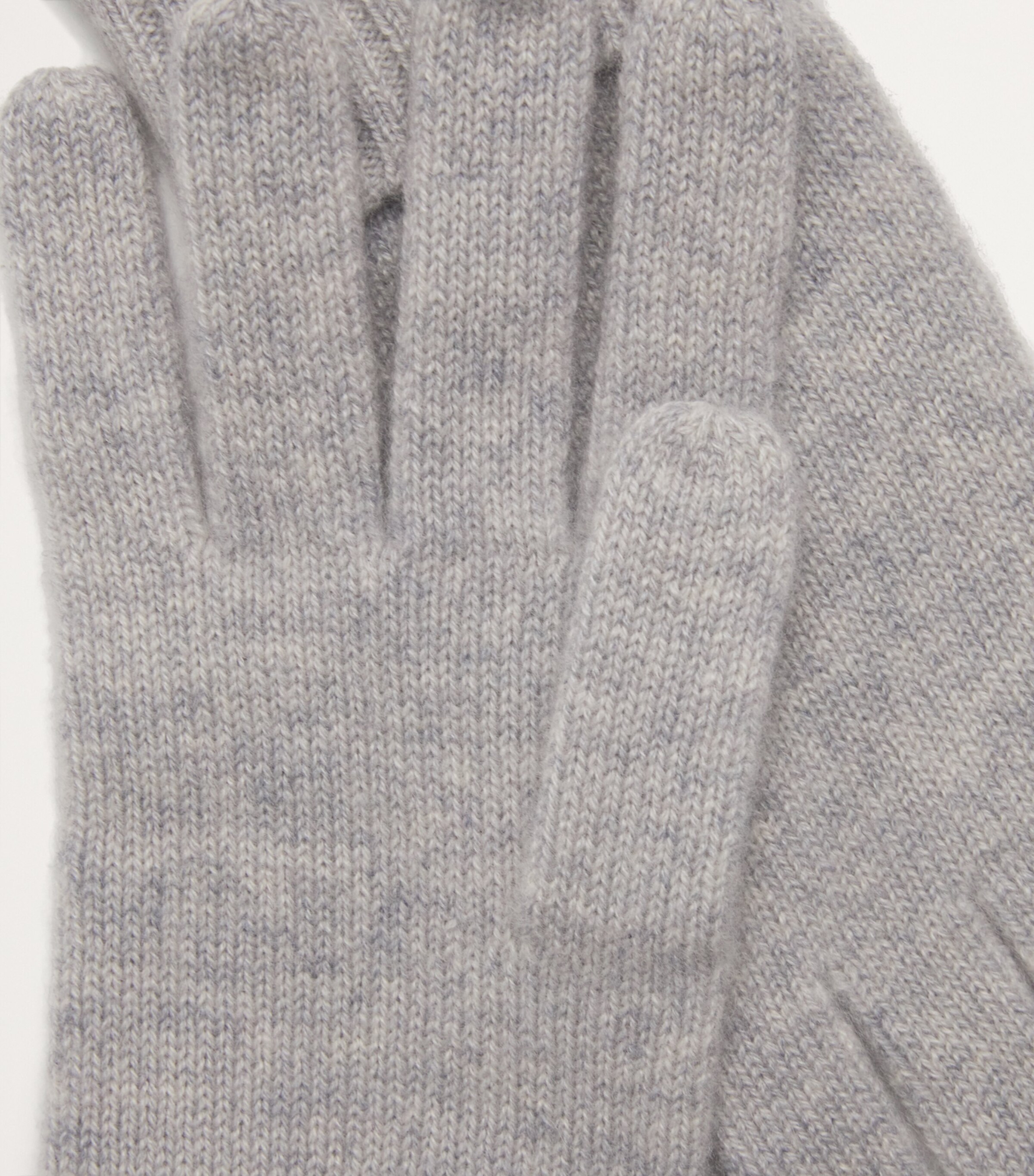 Harrods Womens Cashmere Gloves Frost Image 5