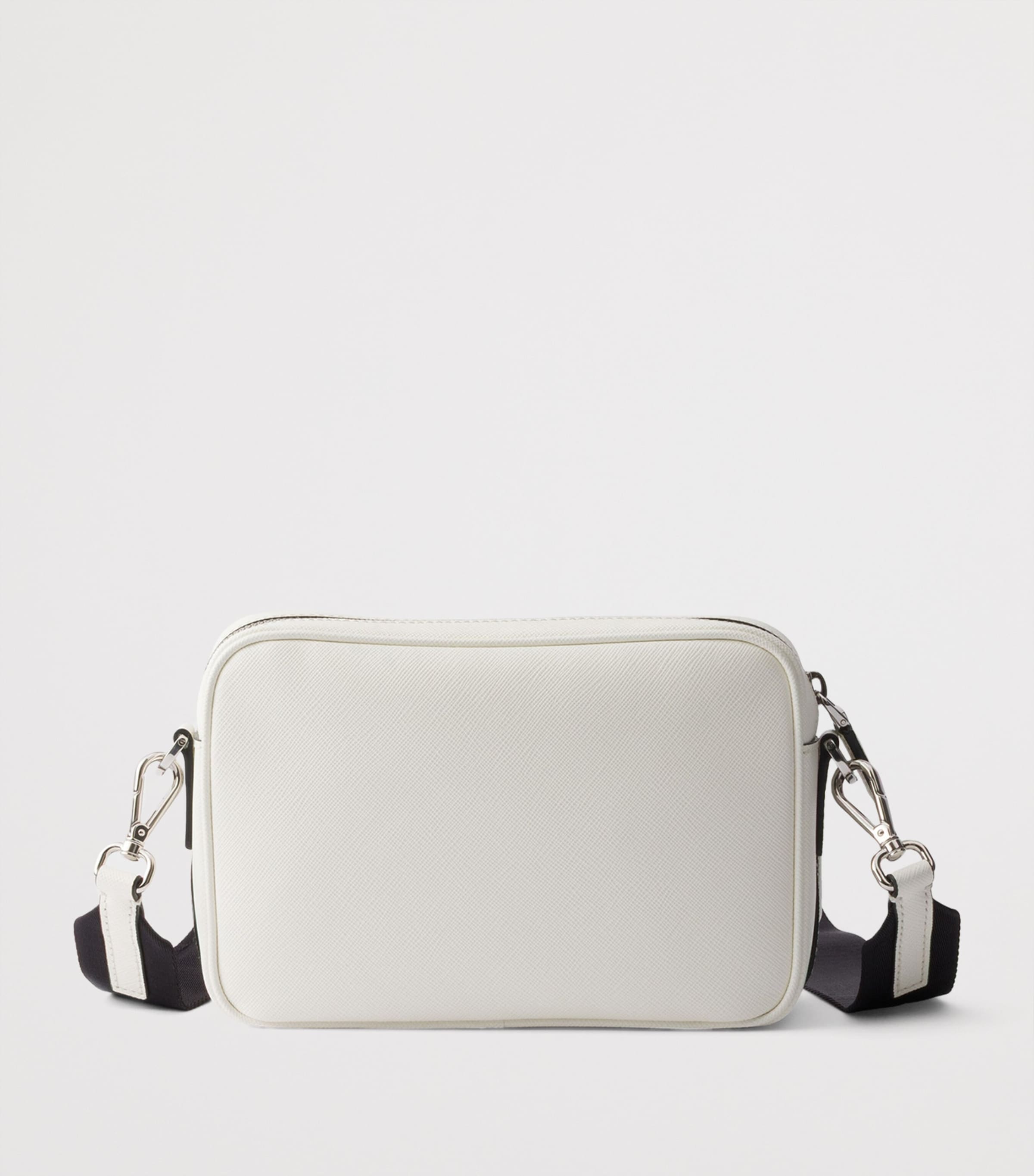 Prada Saffiano Leather Cross-Body Bag White Image 3