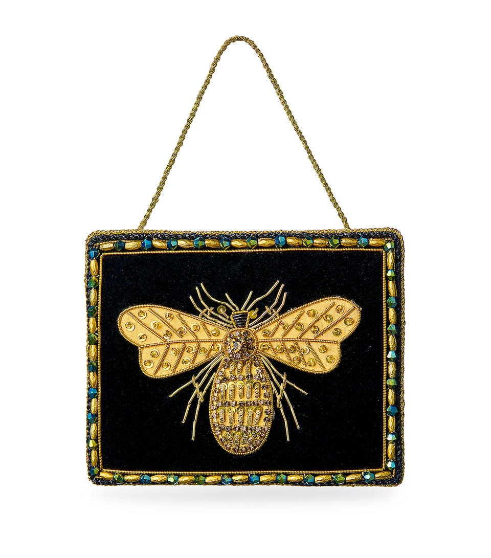 Crystal-Embellished Bee Tree Decoration