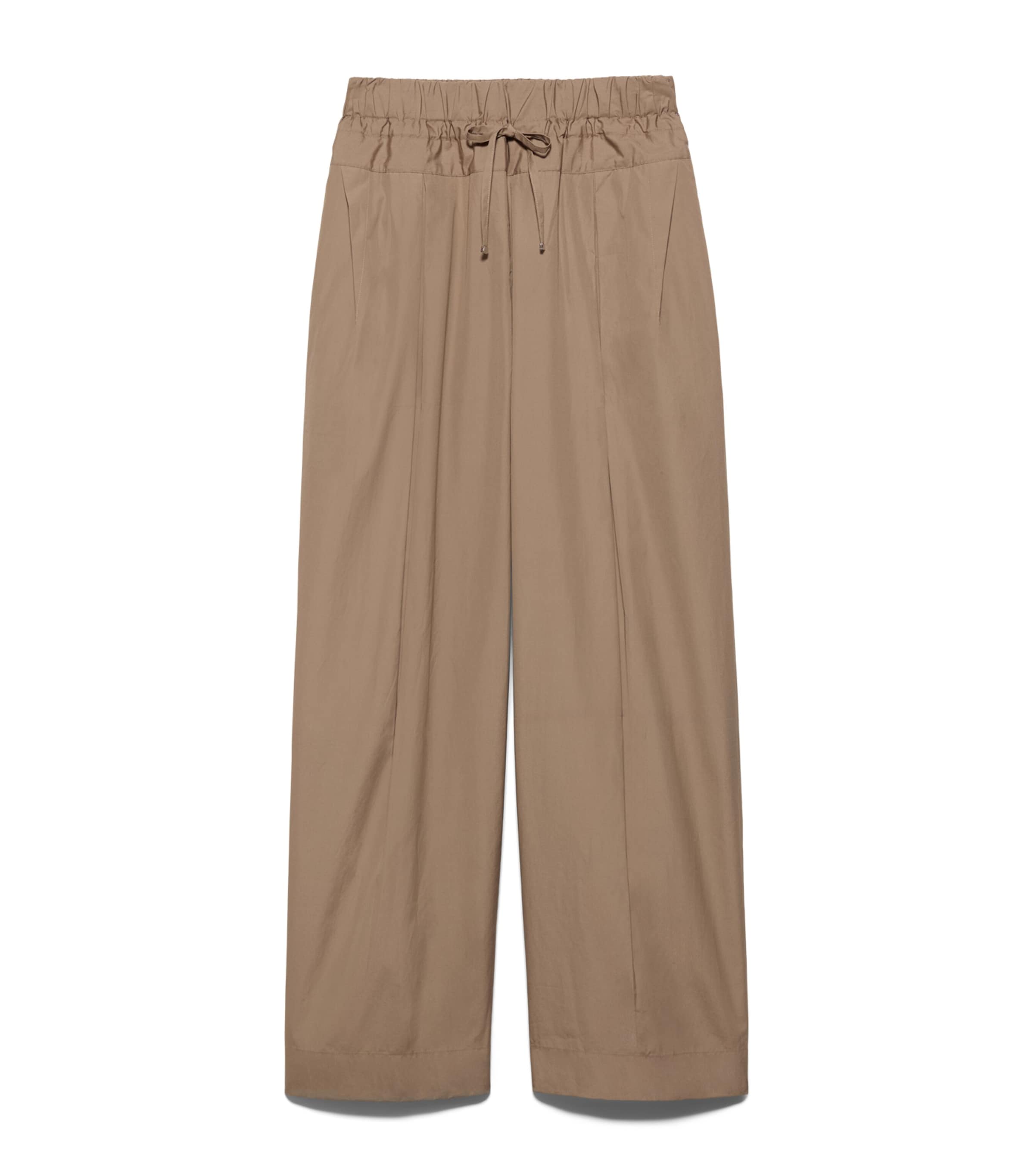 MAX&Co. Womens Cotton Drawstring Trousers Turtledove Image 1