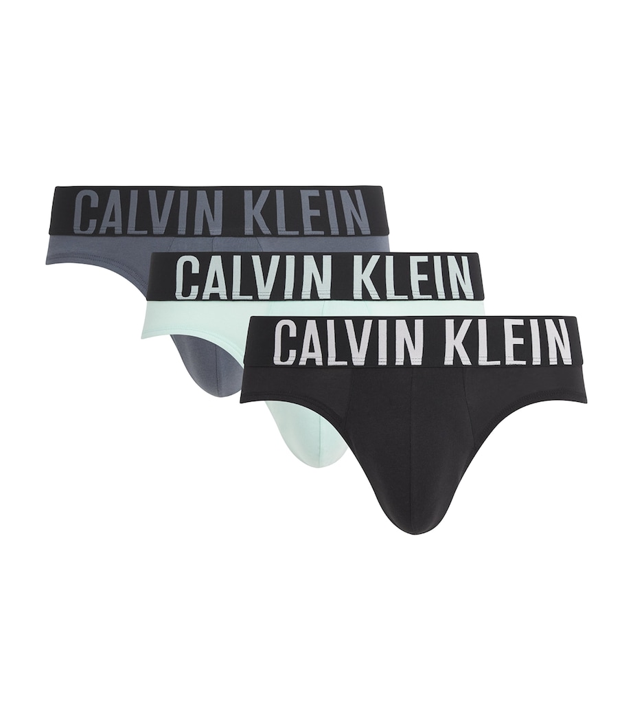 Stretch-Cotton Intense Power Briefs (Pack of 3) ZDBBLACK/AERIAL/TURB Image 1