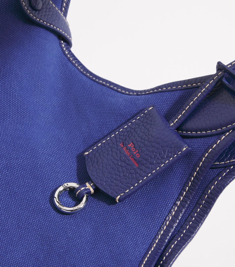Polo Ralph Lauren Large Cotton Polo Play Tote Bag Ink Image 6