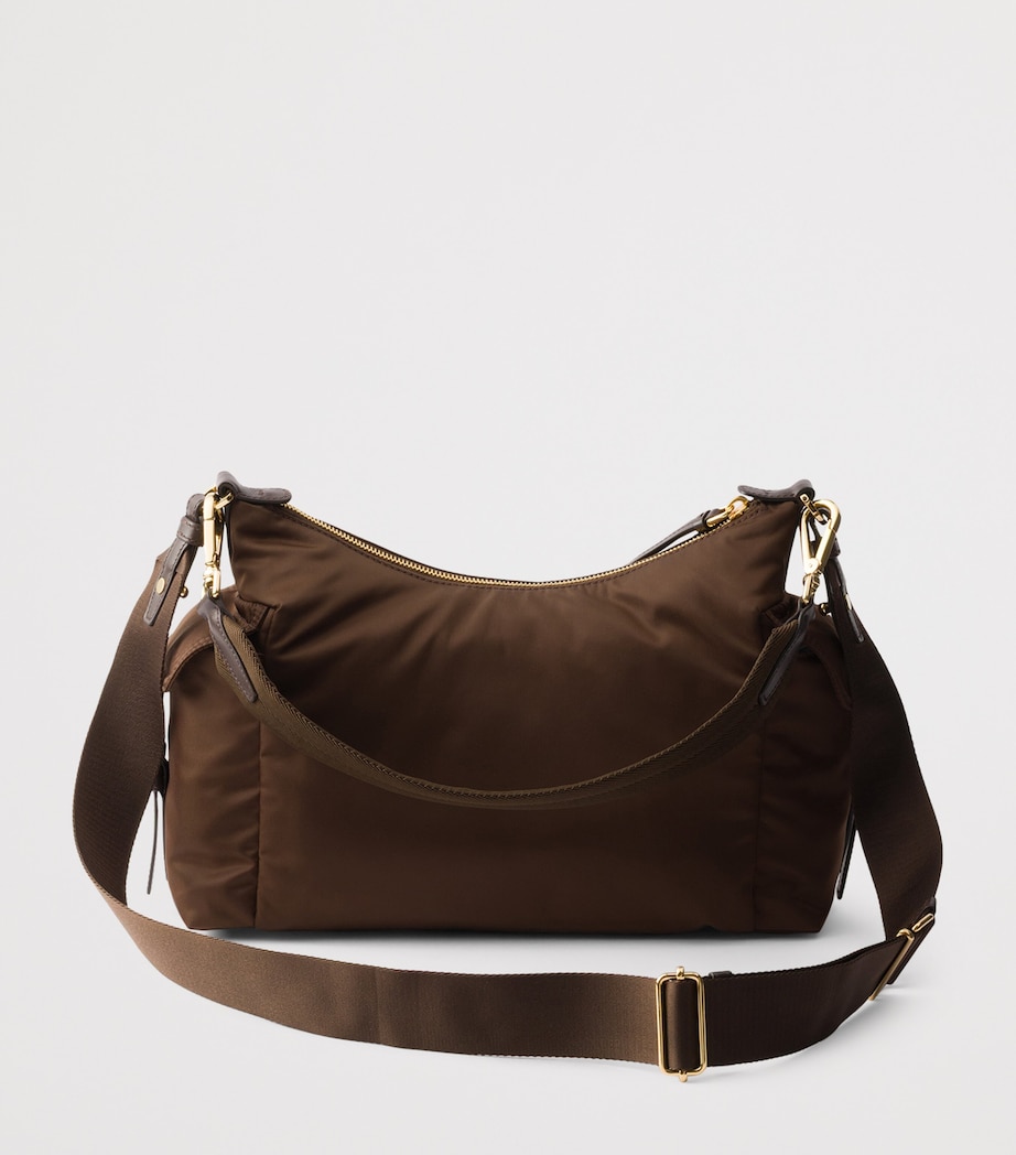 Re-Nylon and Leather Explore Shoulder Bag F0038 Image 3