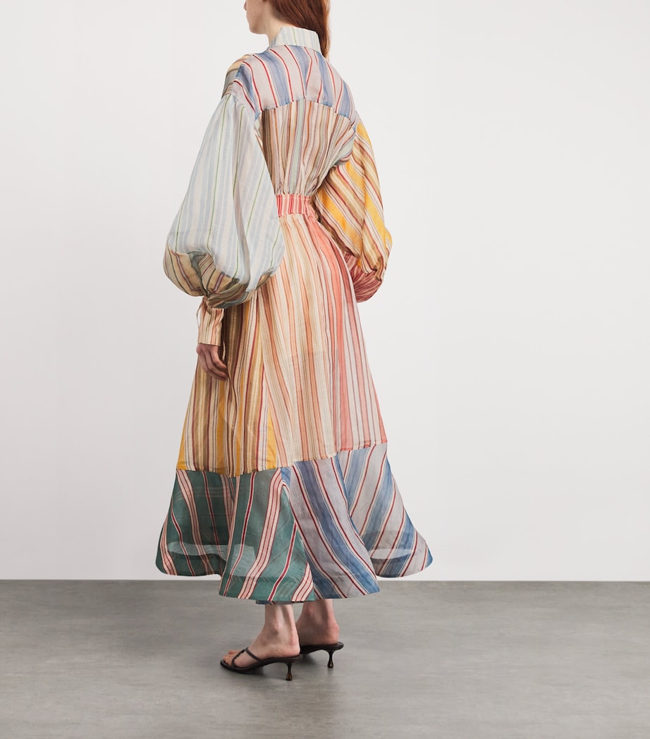 Striped Rebellion Midi Dress SPSTR SPLICD STRIPES Image 3