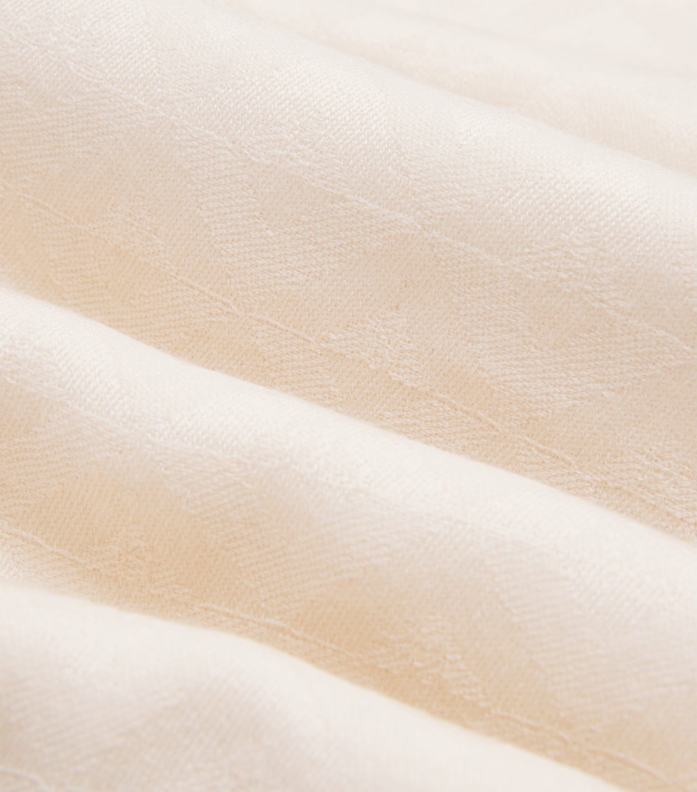 Harrods Wool Jacquard Scarf Ivory Image 4