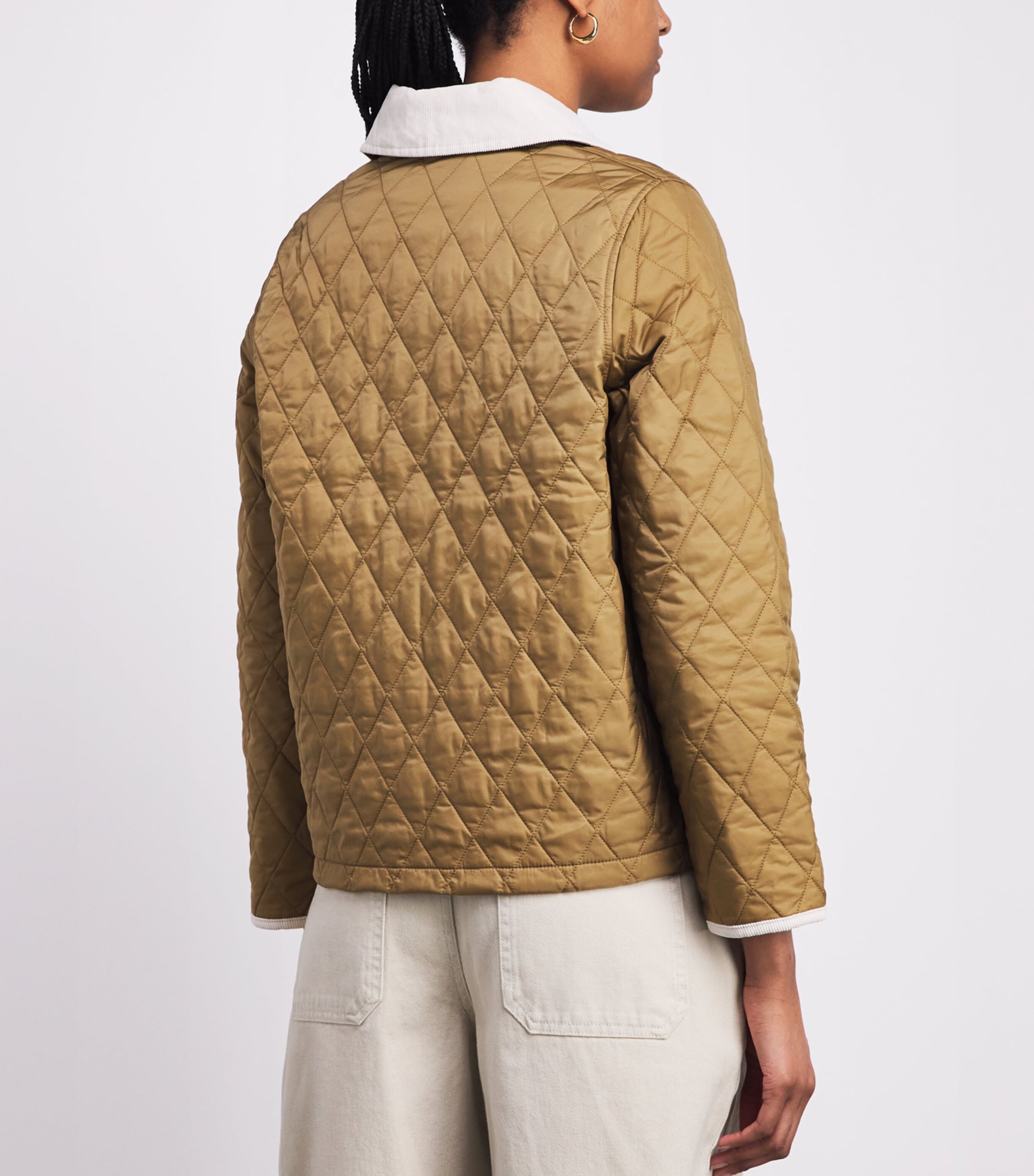 Barbour Womens Icons Liddesdale Quilted Jacket Sand/dress/pearl Image 5