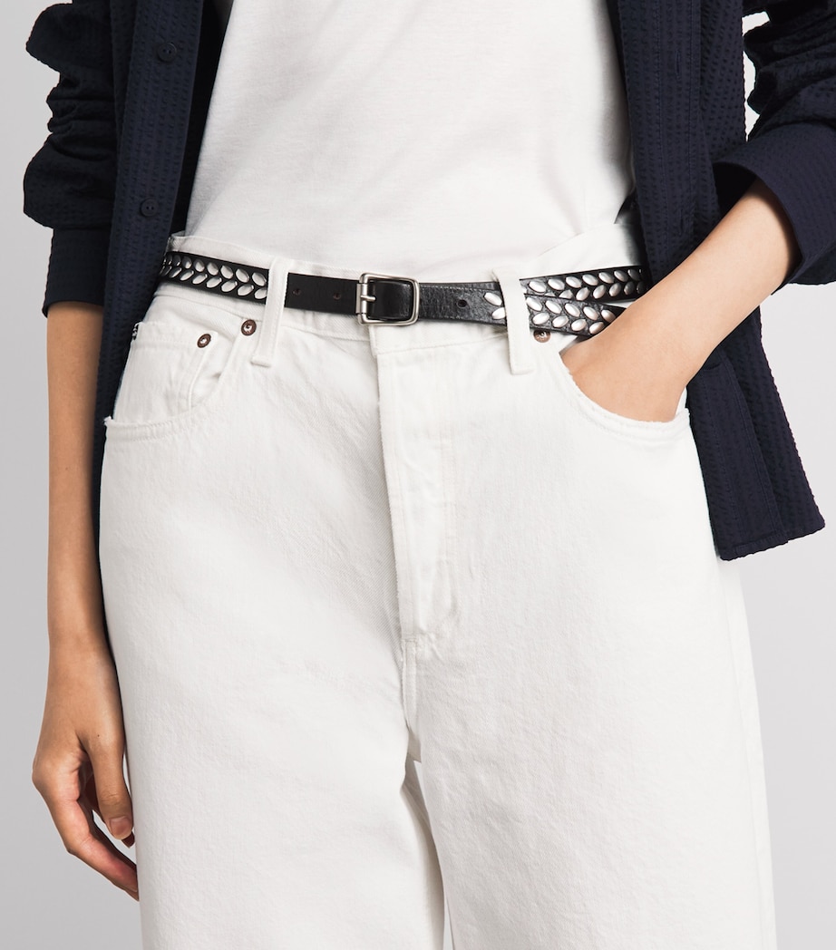 AGOLDE Womens The Low-Slung Baggy Jeans Milkshake Image 3