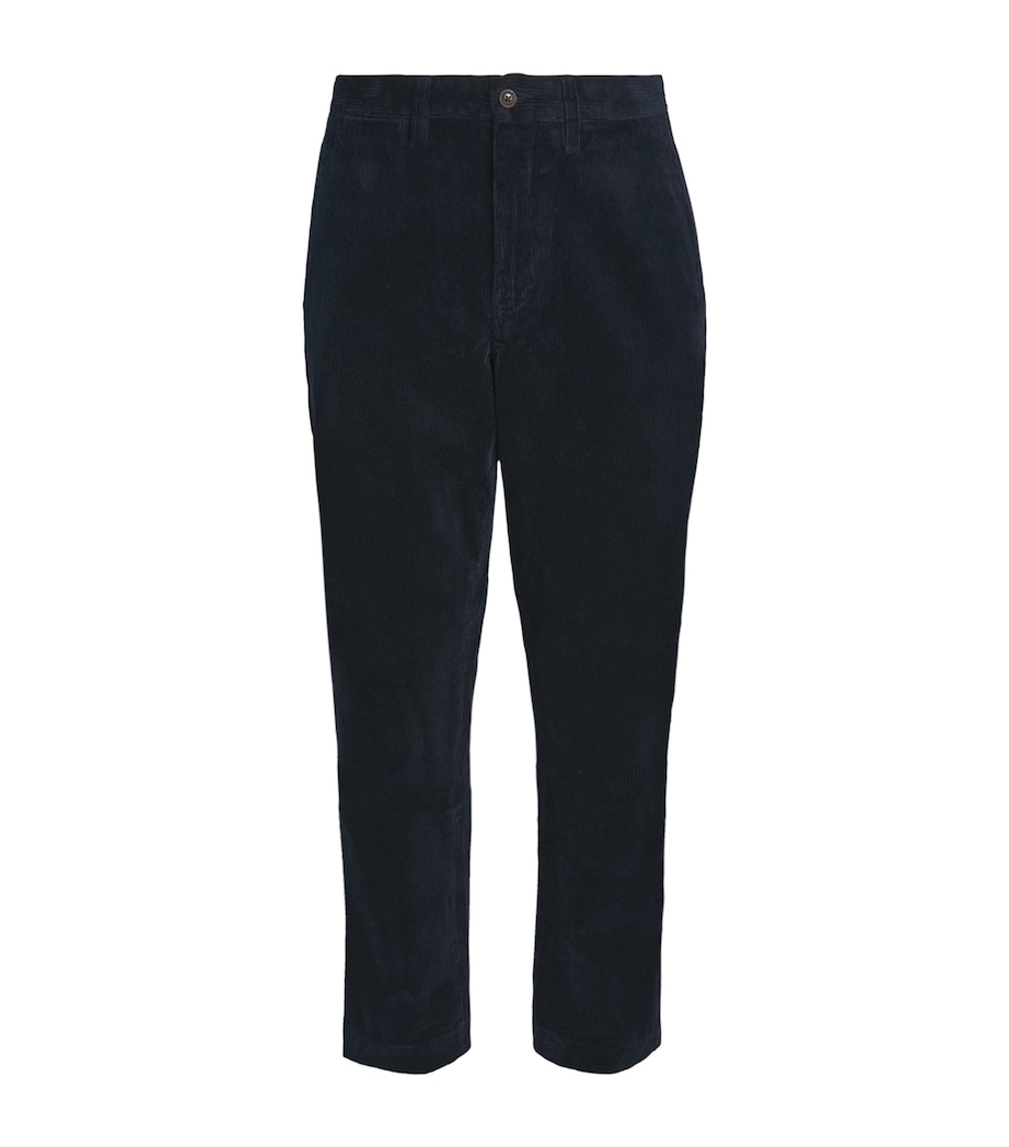 Corduroy Bedford Trousers NAVY Image 1