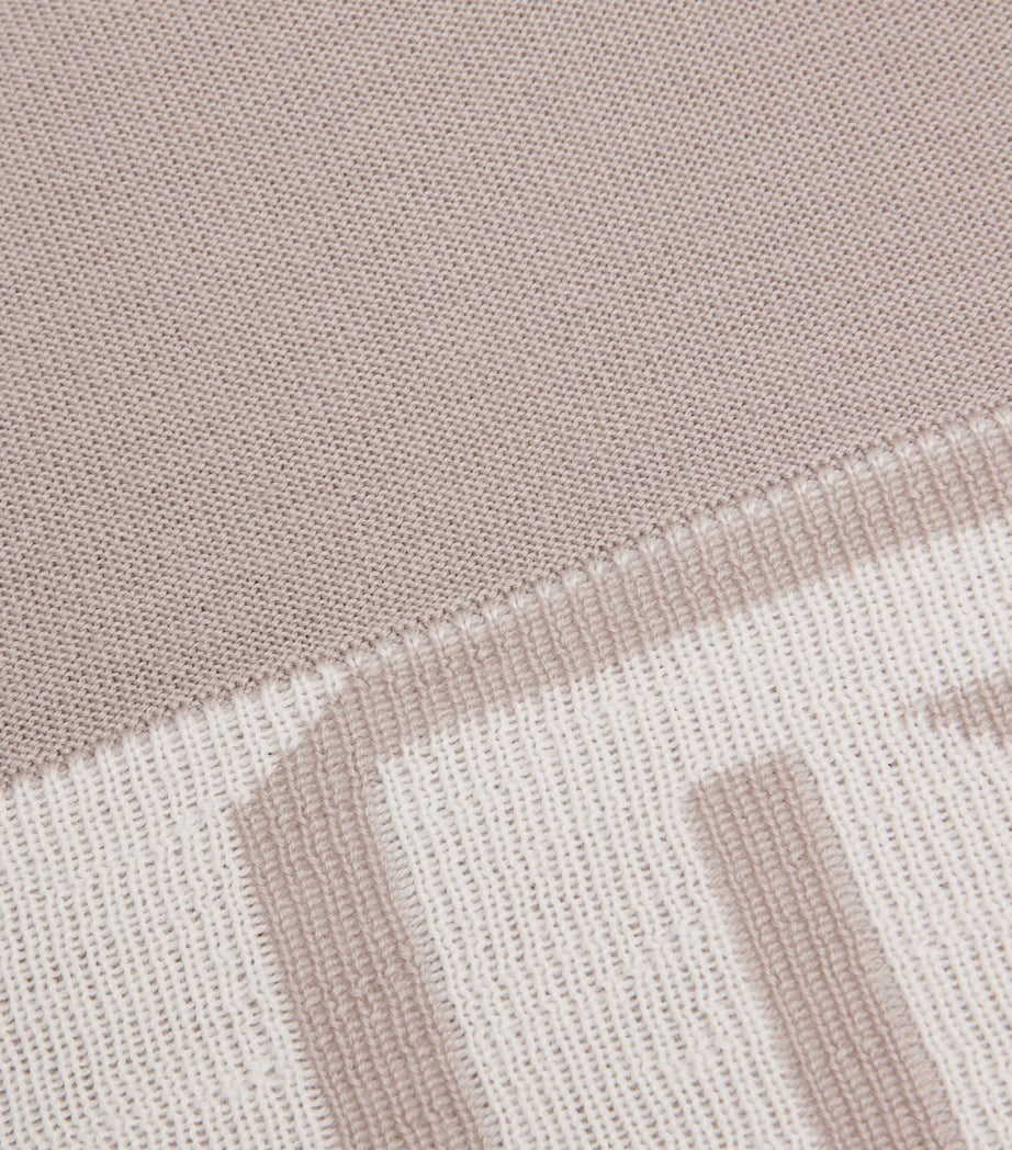 Wool Jacquard William Sweater MOONBEAMU029 Image 5