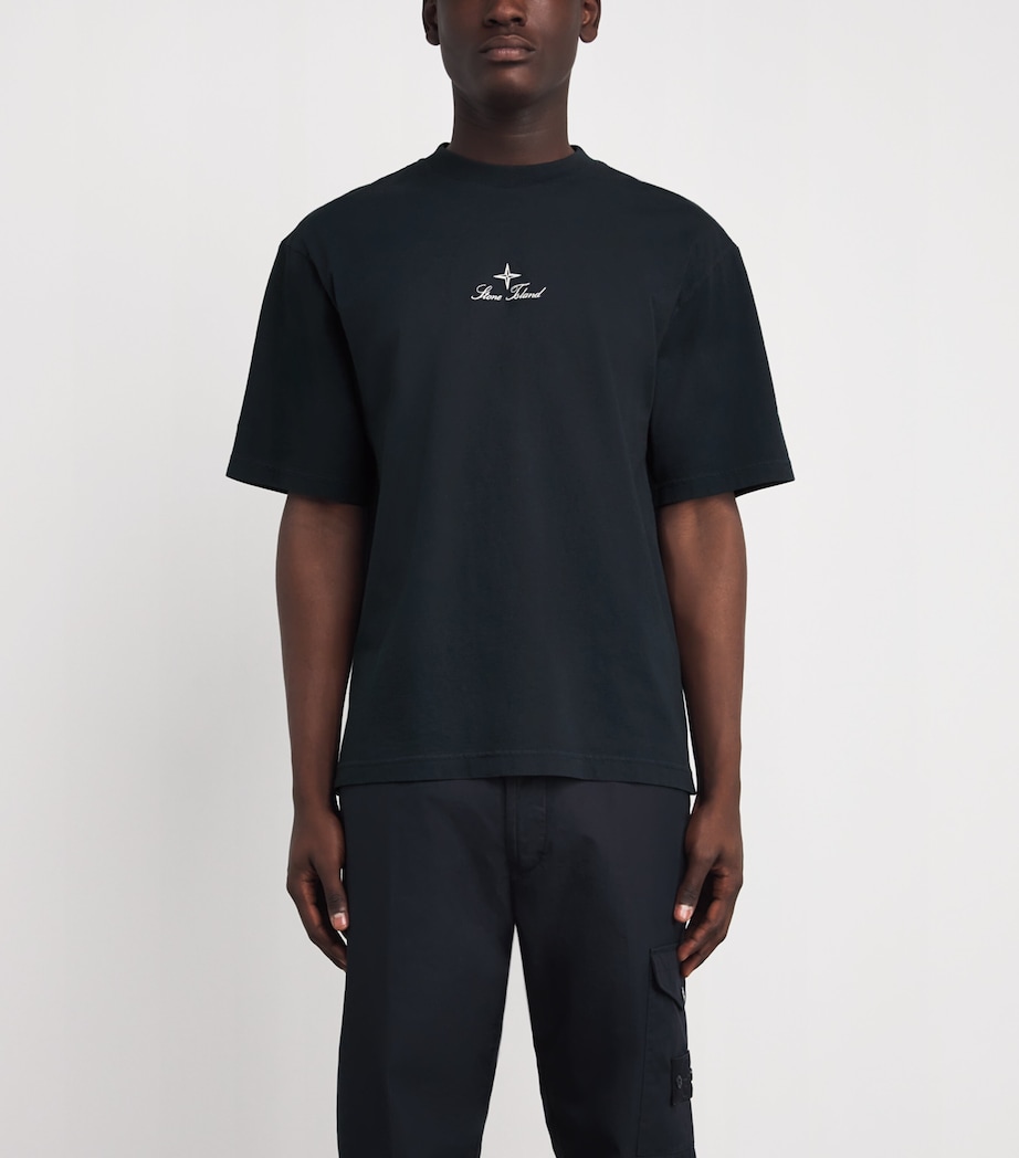 Cotton Logo T-Shirt V0020 Image 3