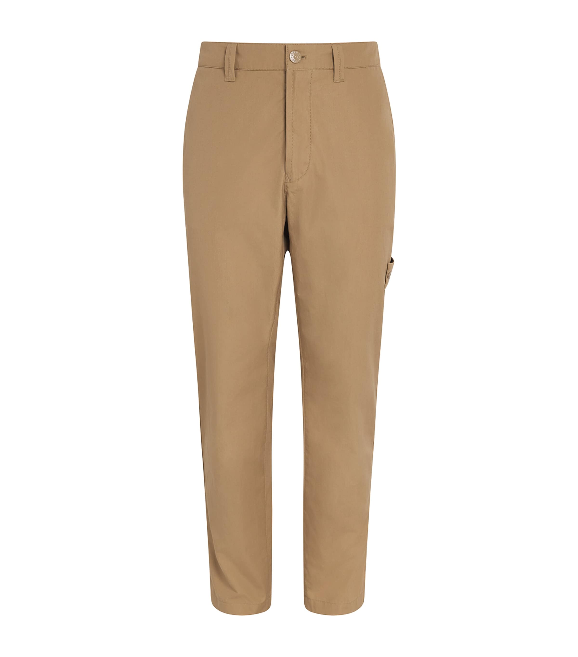 Stone Island Mens Cotton Ghost Straight Chinos Image 1