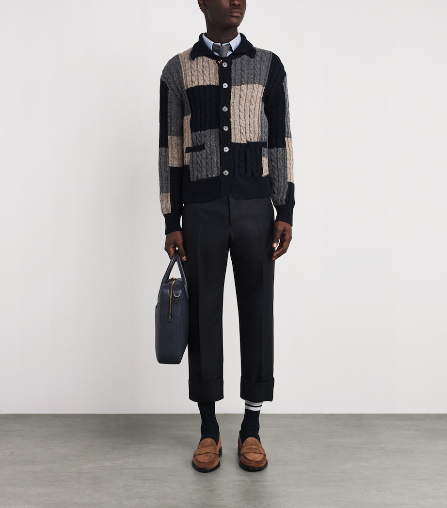 Leather Varsity Penny Loafers DARK BROWN Image 6