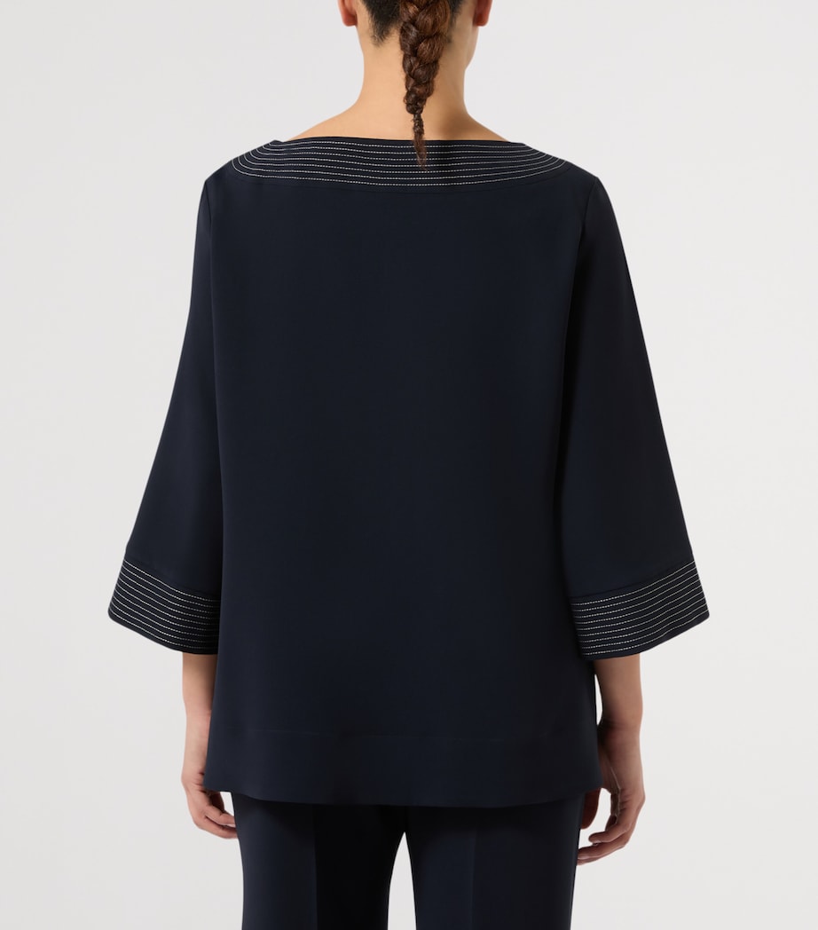 Cady Tunic Blouse MIDNIGHTBLUE Image 4