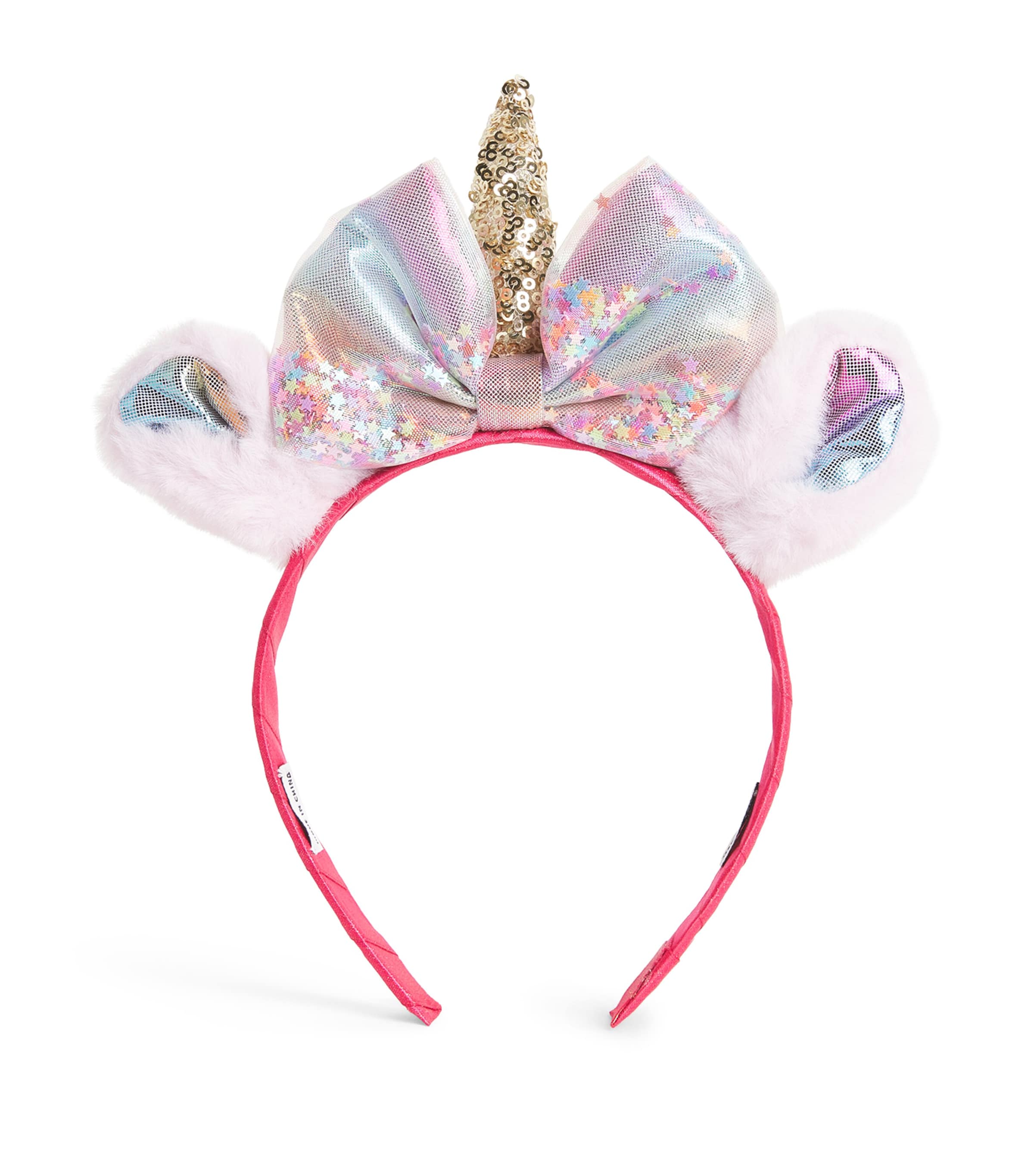 Billieblush Sequin Unicorn Headband In Pink